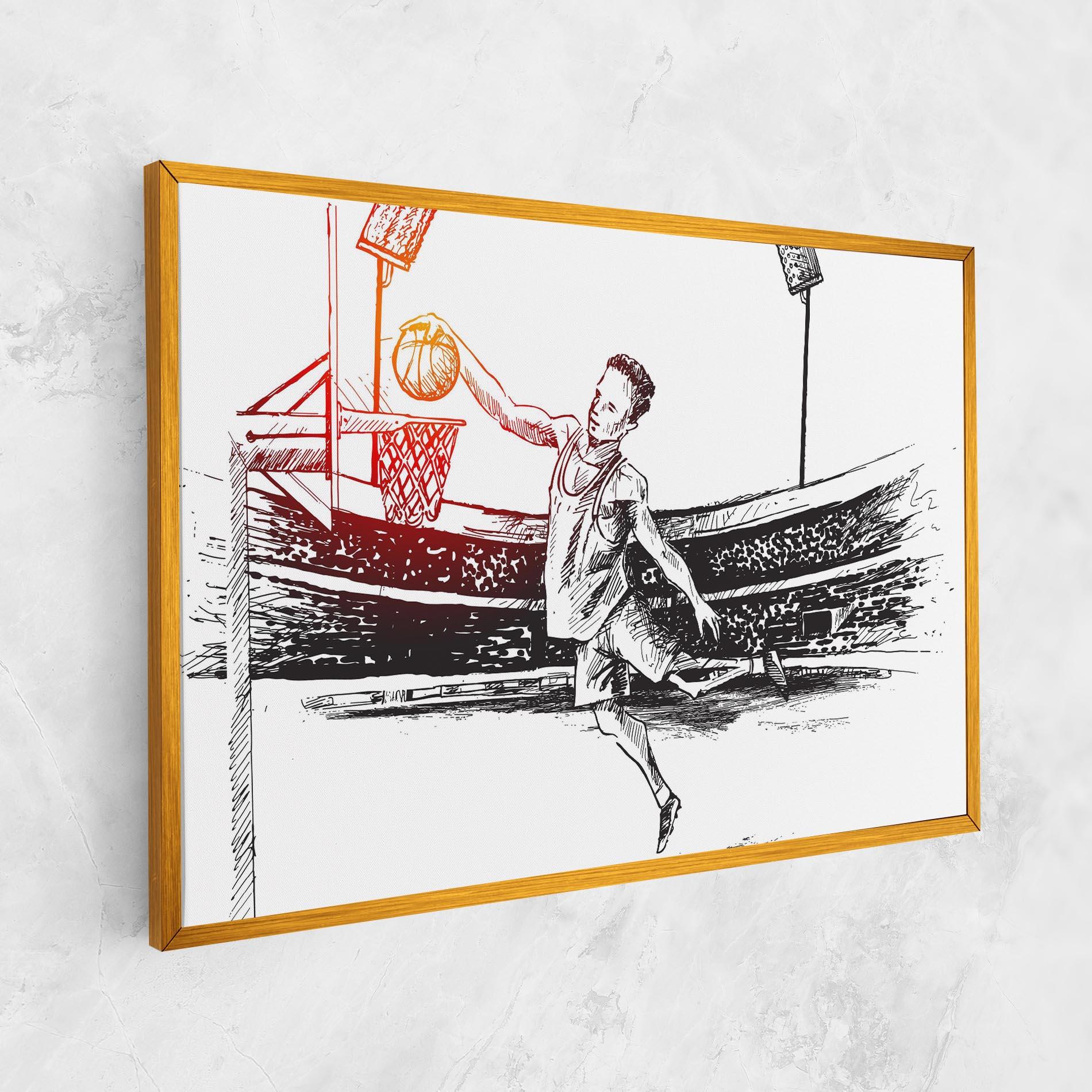 Tablou Canvas Basket Arena mockup 1