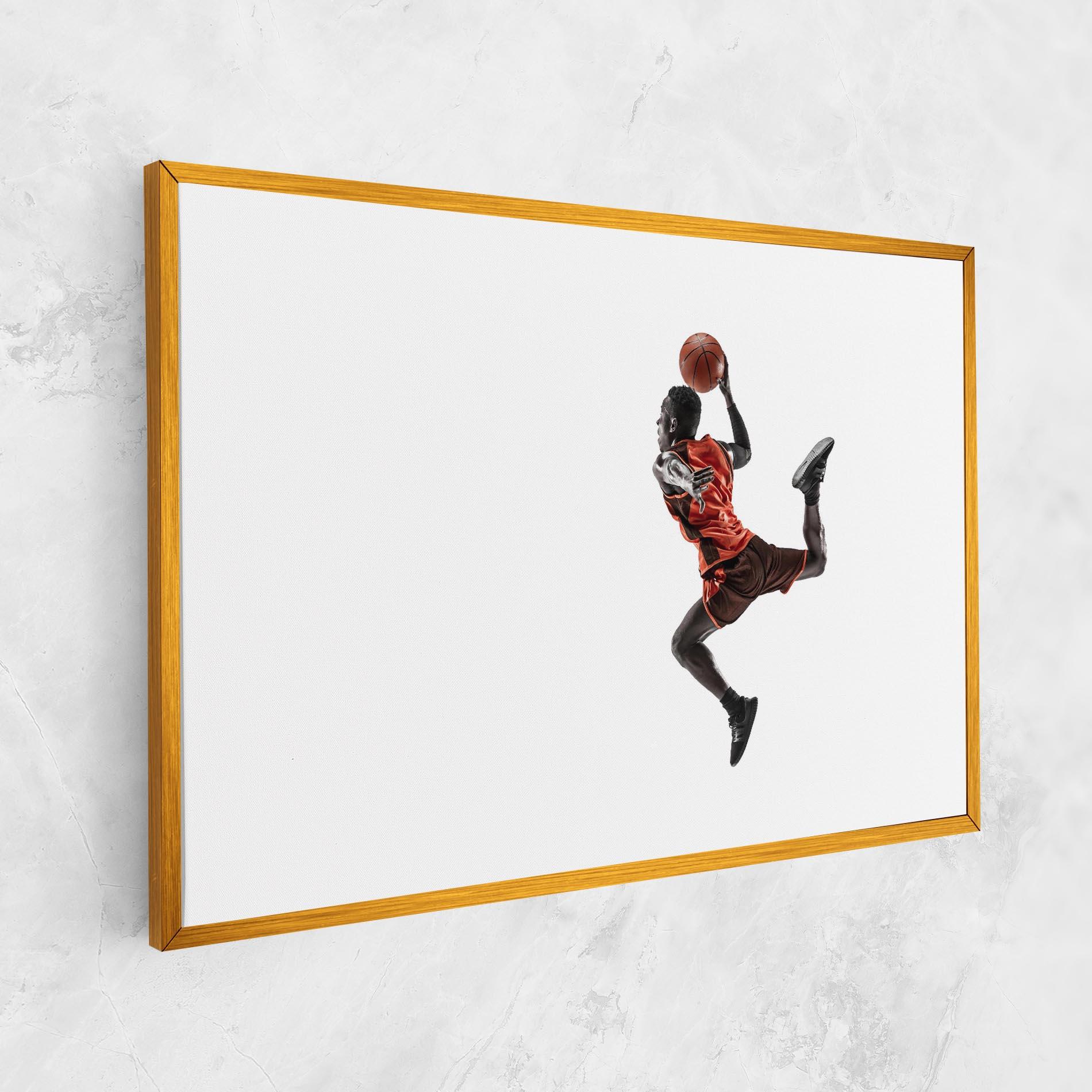 Tablou Canvas Basketball Player Flying mockup 1