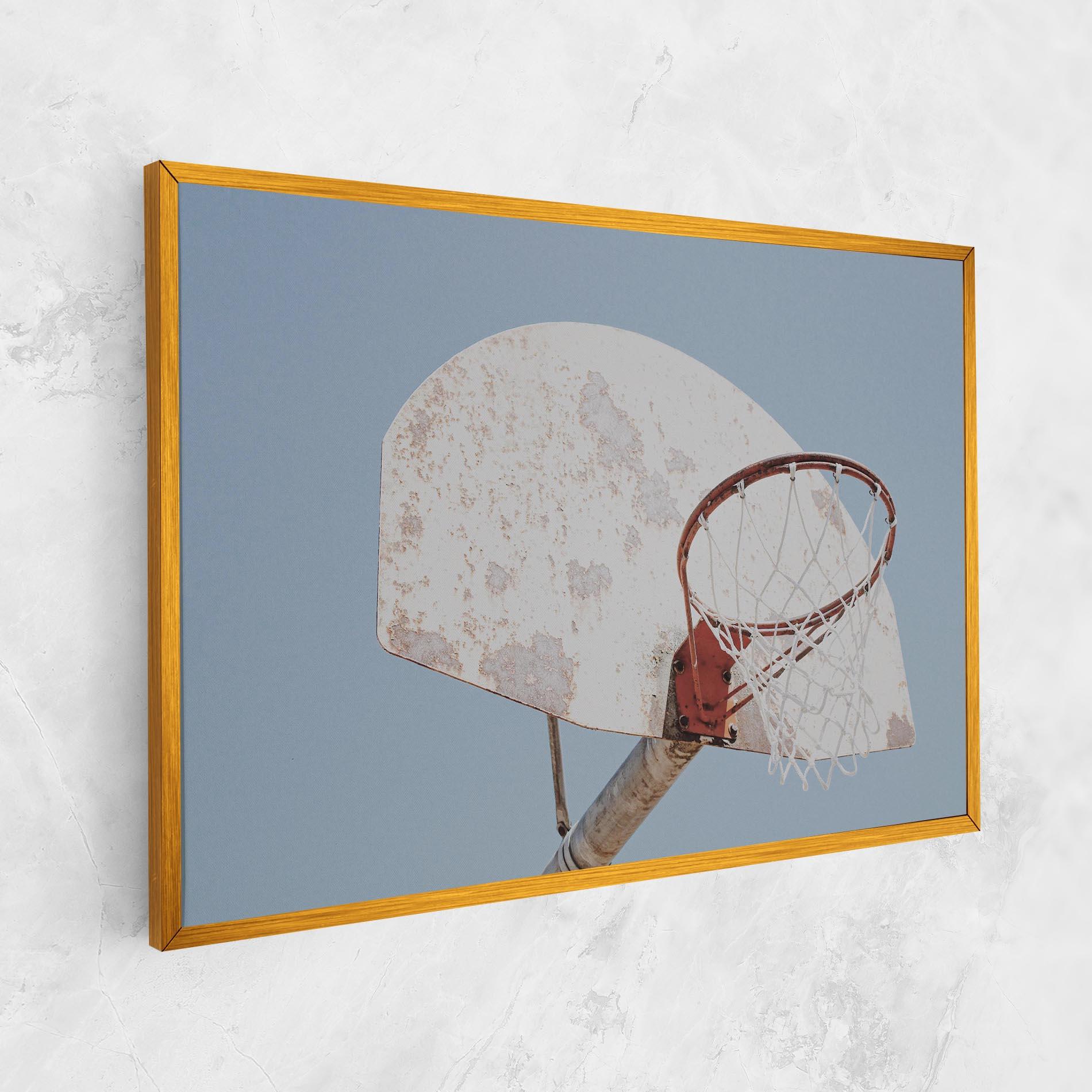 Tablou Canvas Old Basketball Hoop mockup 1
