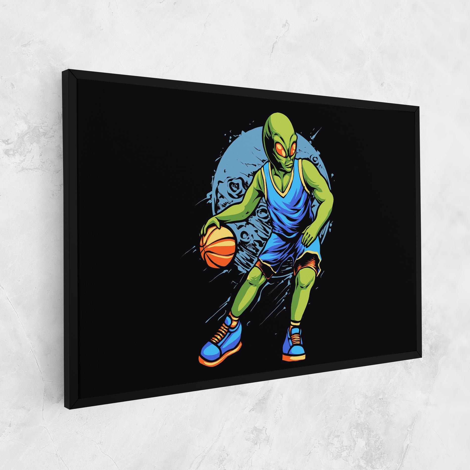 Tablou Canvas Alien Basketball mockup 1