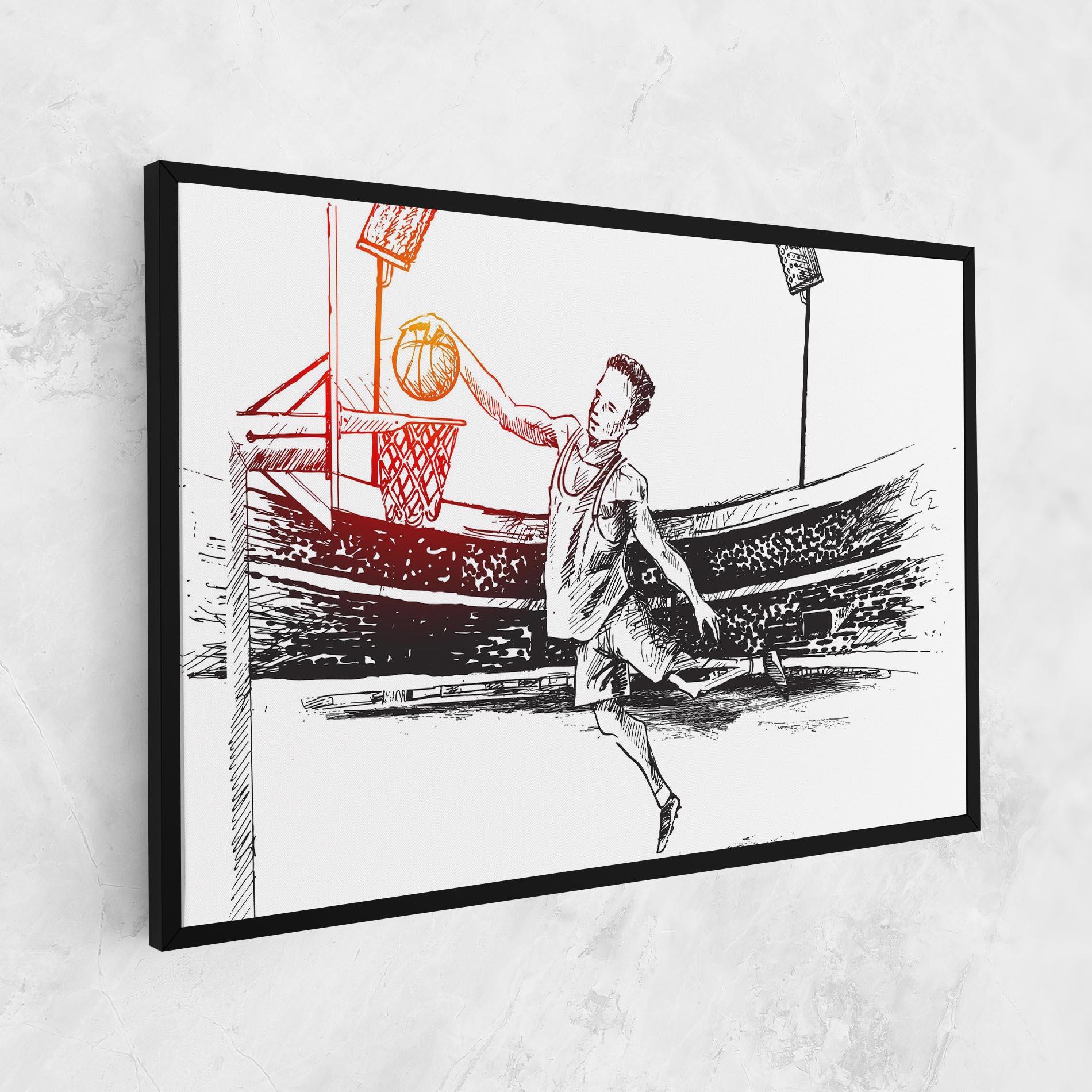 Tablou Canvas Basket Arena mockup 1