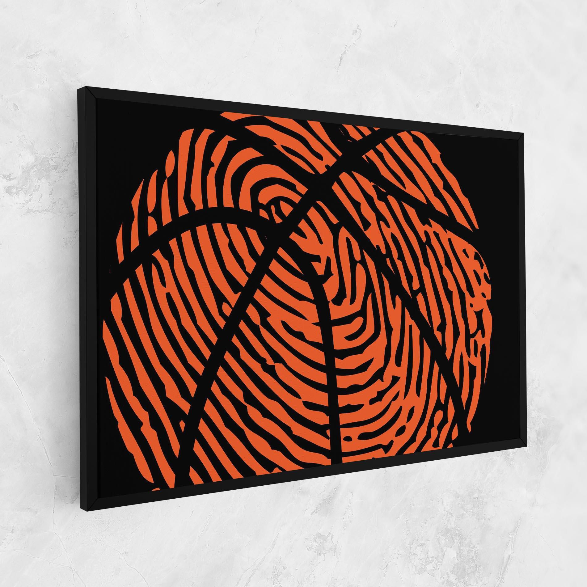 Tablou Canvas Fingerprint Basketball mockup 1