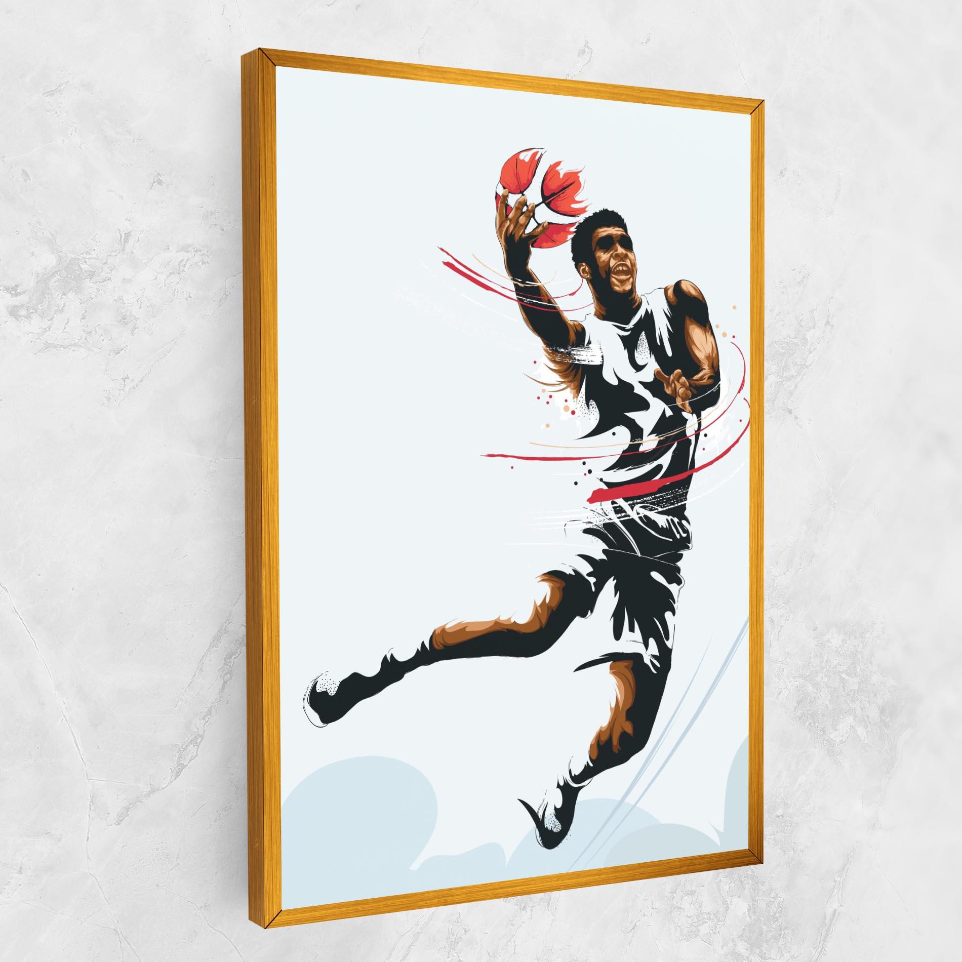 Tablou Canvas Basketball Shot mockup 1