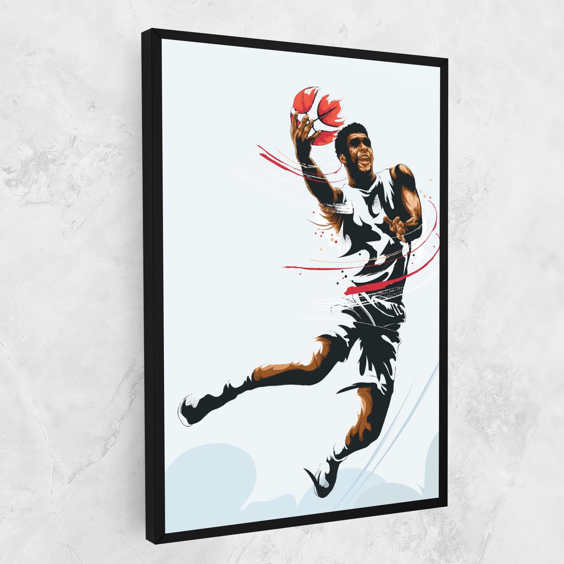 Tablou Canvas Basketball Shot mockup 1