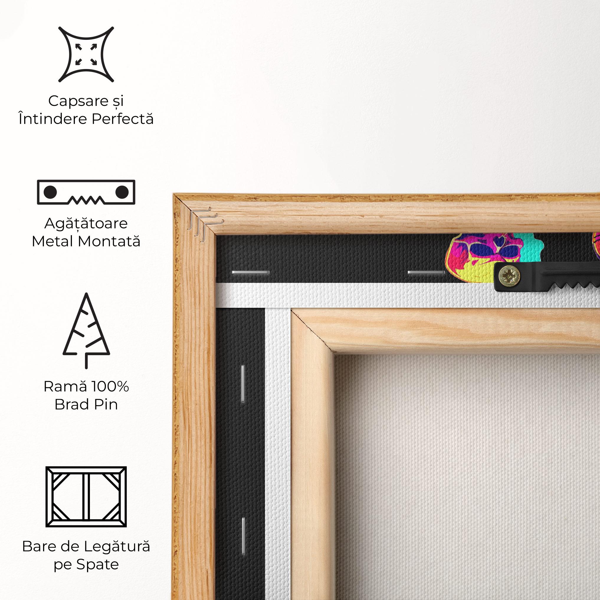 Tablou Canvas Skeleton Basketball mockup 5