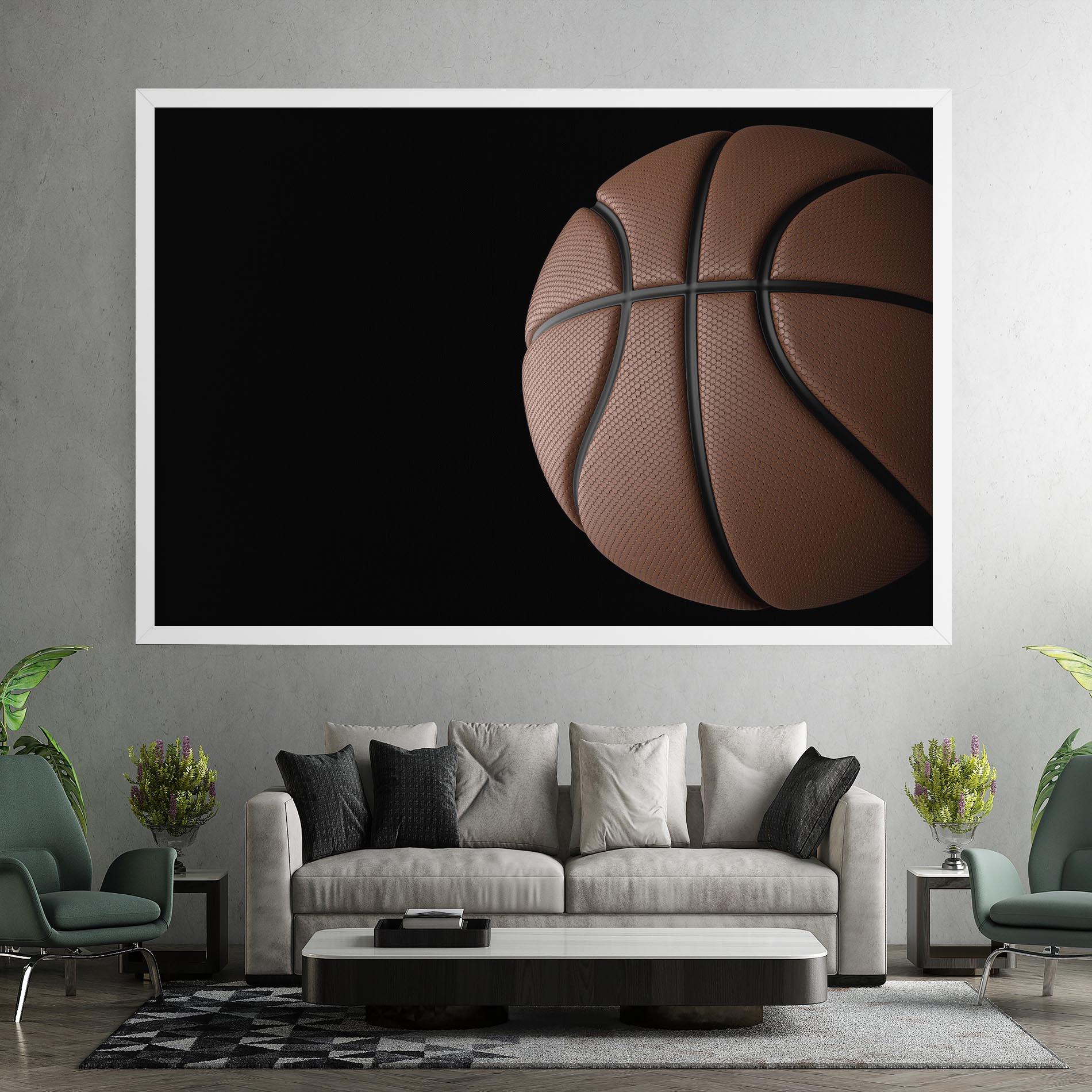 Tablou Canvas 3d Basketball Ball mockup 7