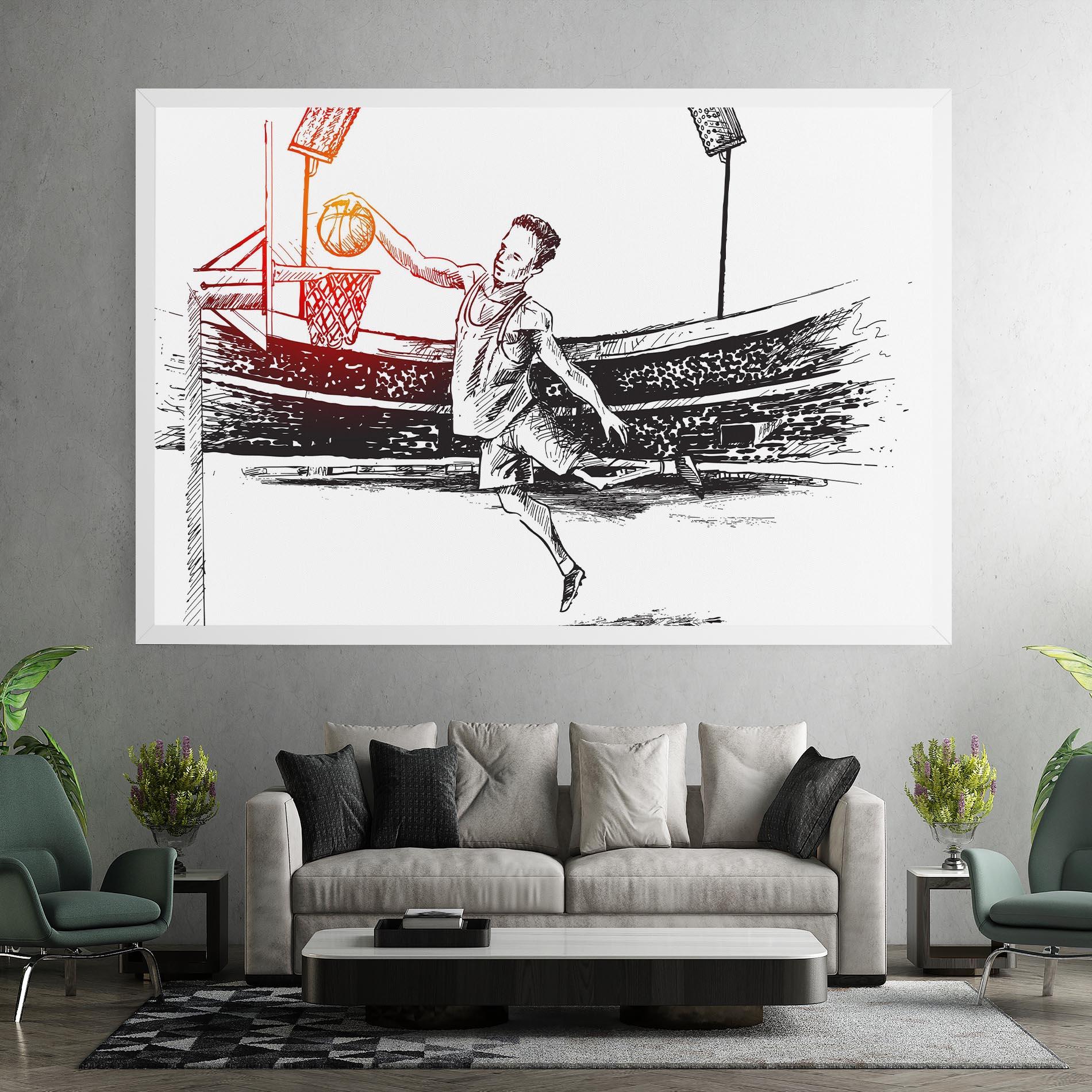 Tablou Canvas Basket Arena mockup 7