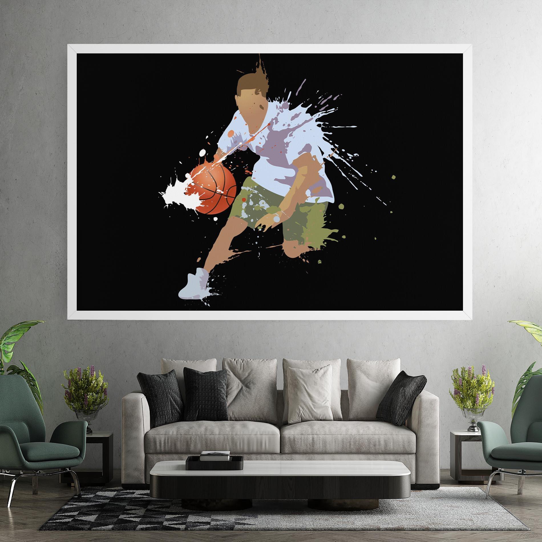 Tablou Canvas Basket Splash mockup 7