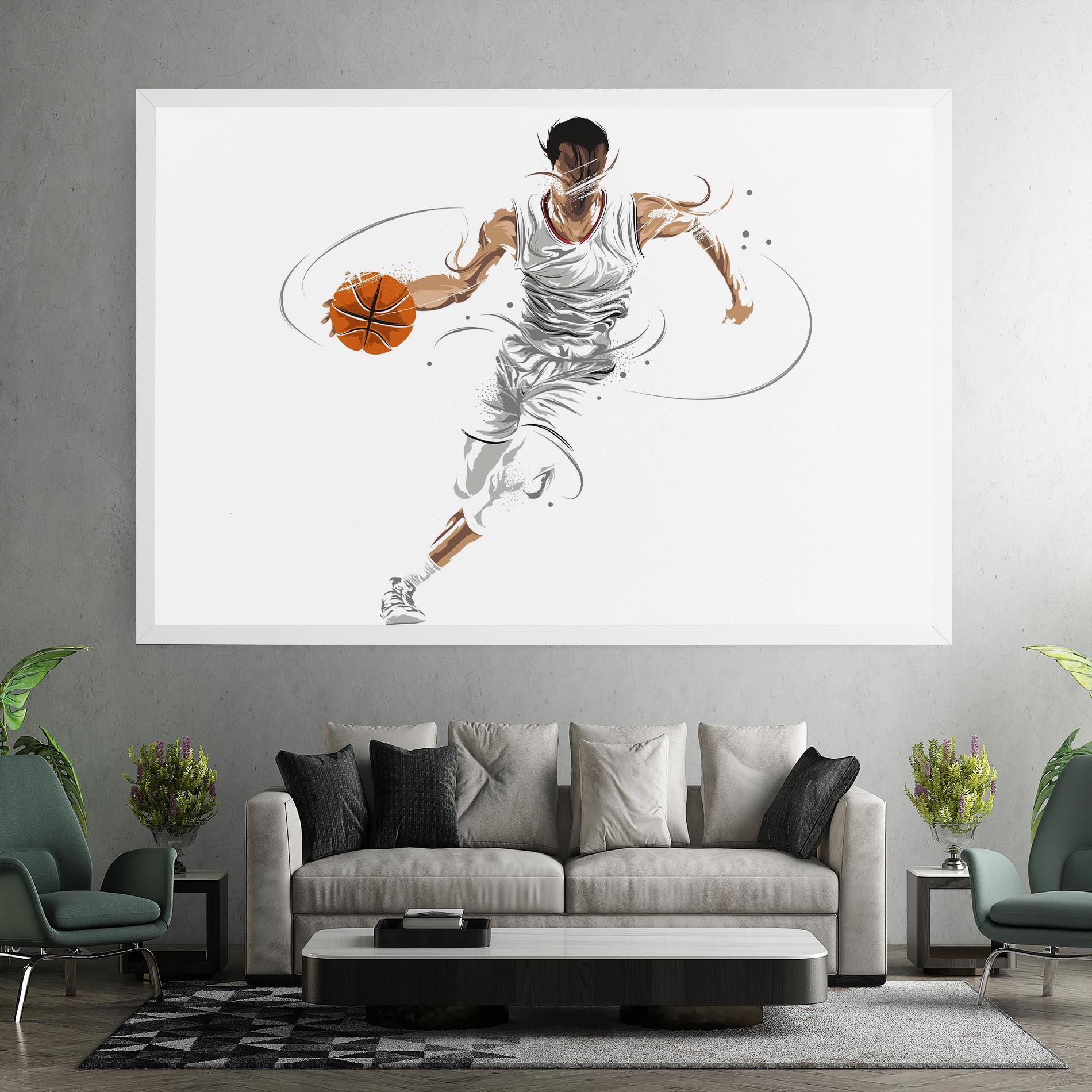 Tablou Canvas Dribbling Basketbal mockup 7