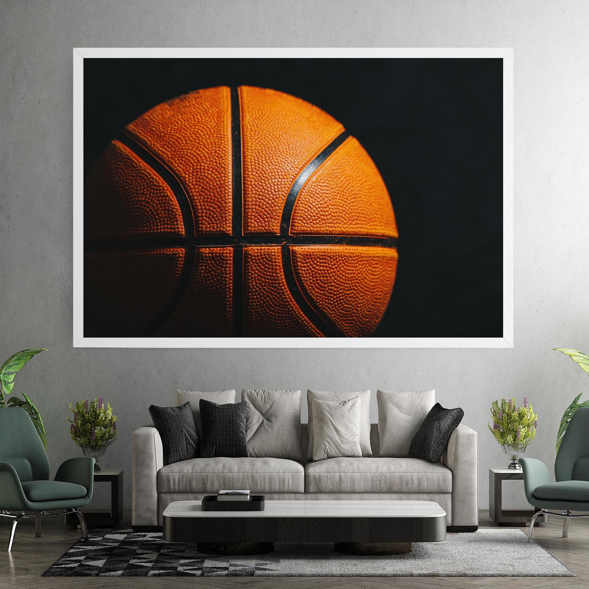 Tablou Canvas Orange Basketball mockup 7