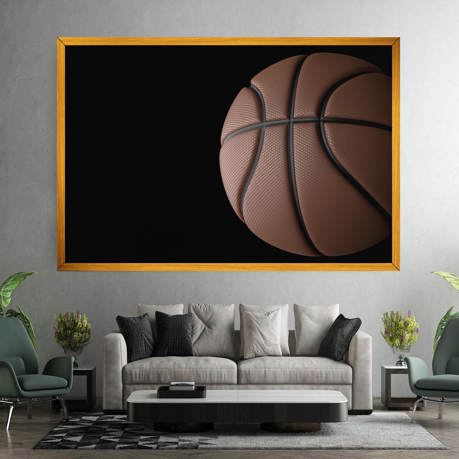 Tablou Canvas 3d Basketball Ball mockup 7