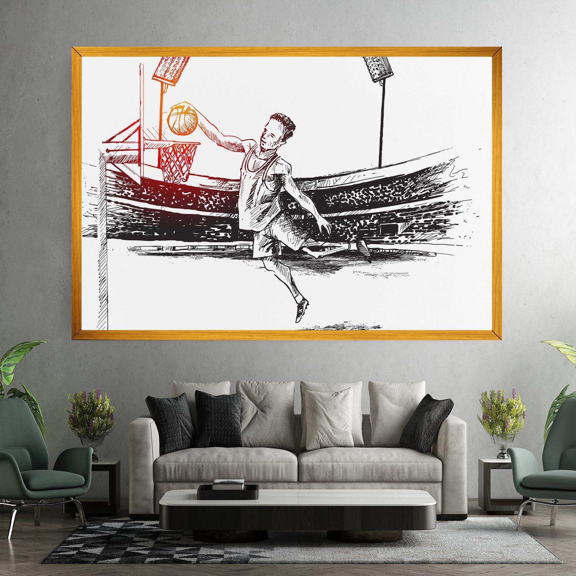 Tablou Canvas Basket Arena mockup 7