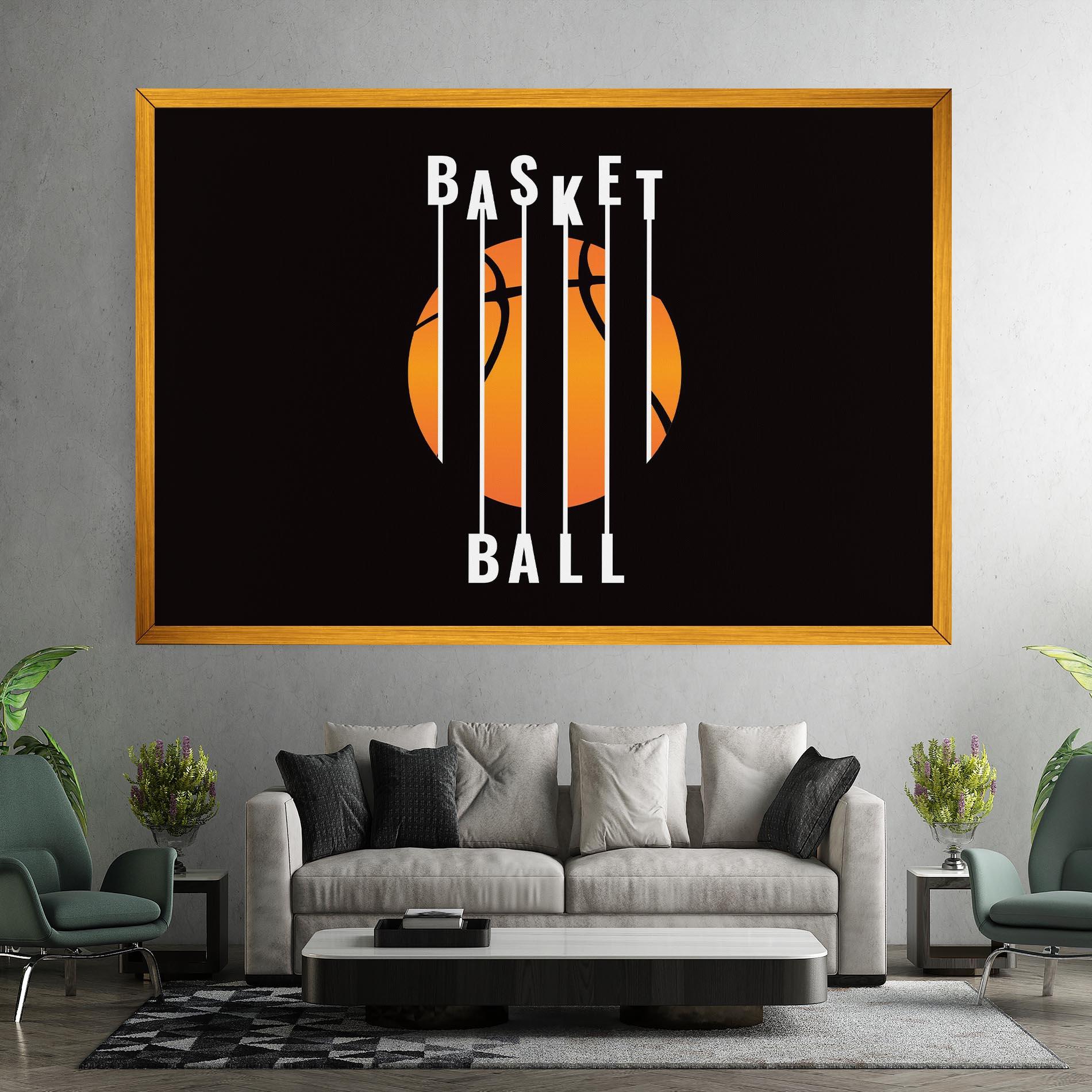Tablou Canvas Basket Ball mockup 7