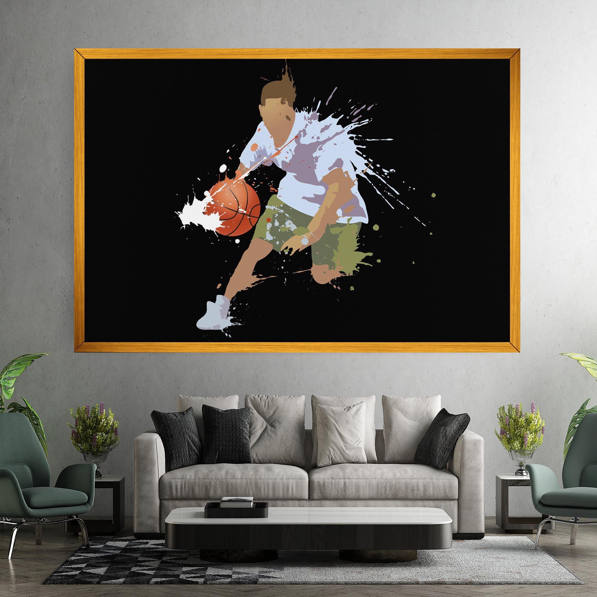 Tablou Canvas Basket Splash mockup 7