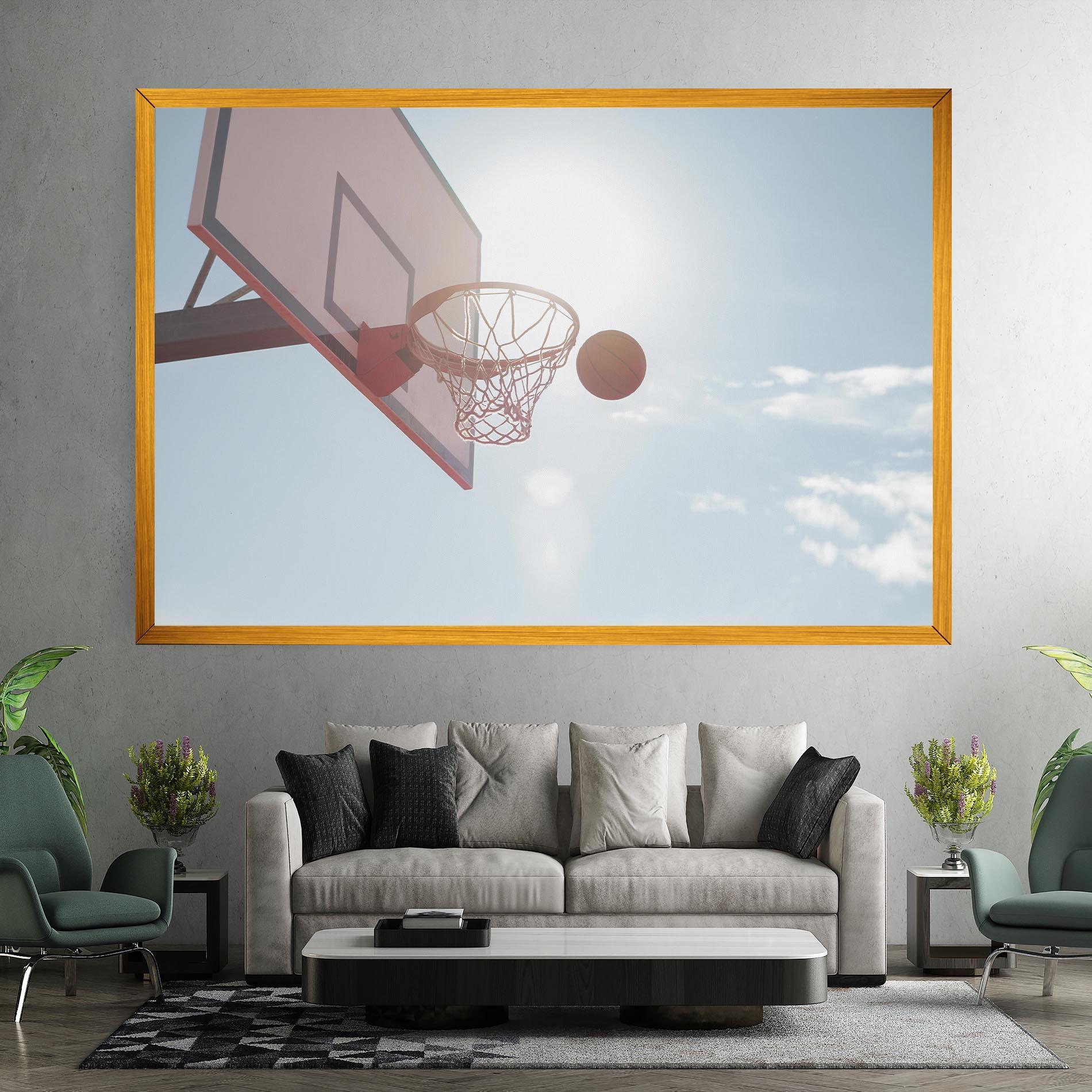 Tablou Canvas Basketball Hoop mockup 7