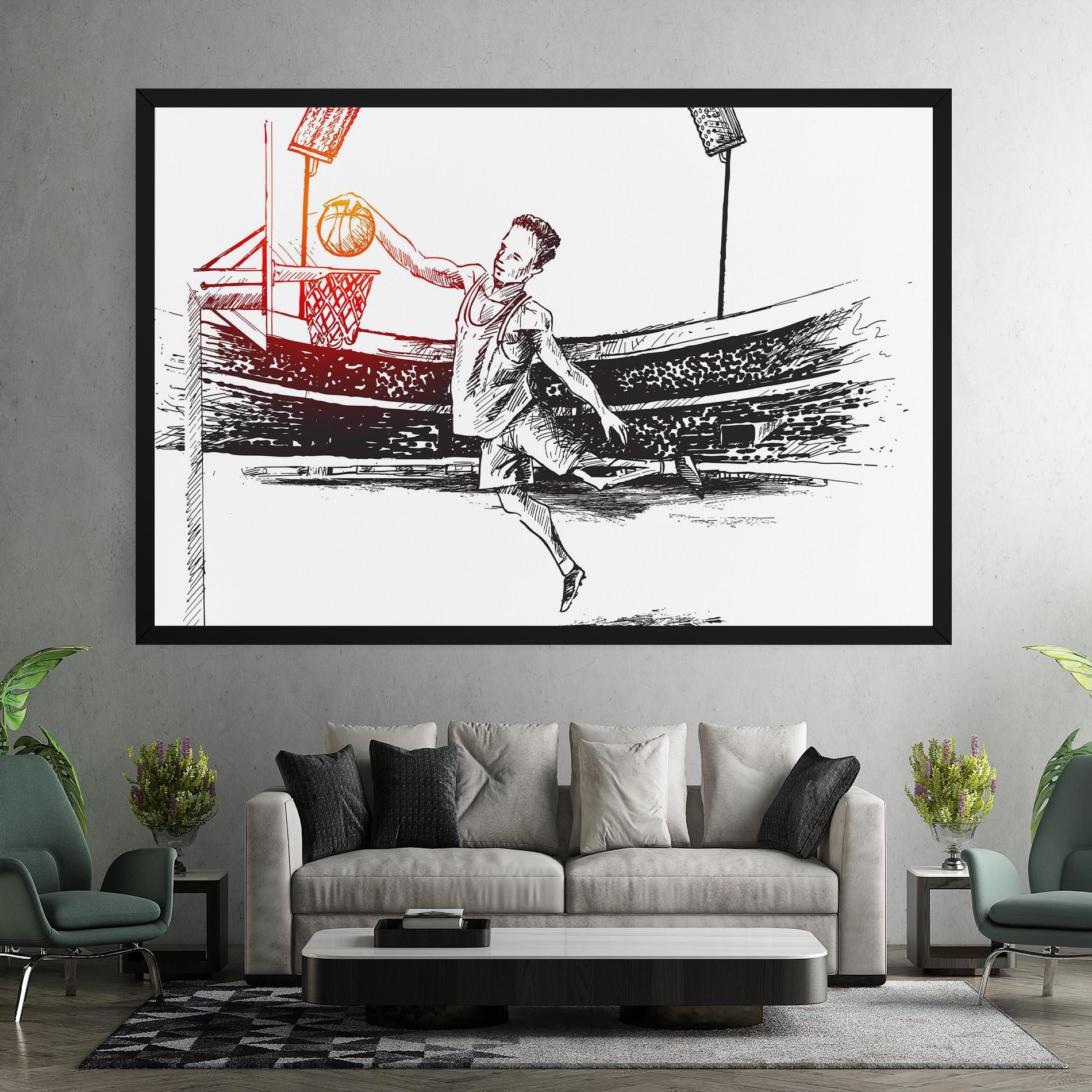 Tablou Canvas Basket Arena mockup 7