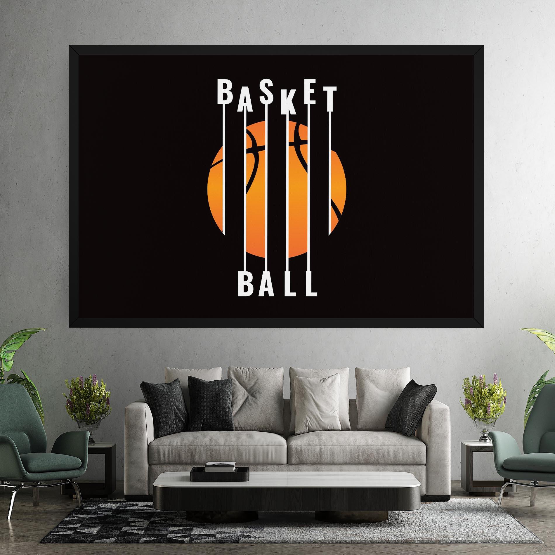 Tablou Canvas Basket Ball mockup 7