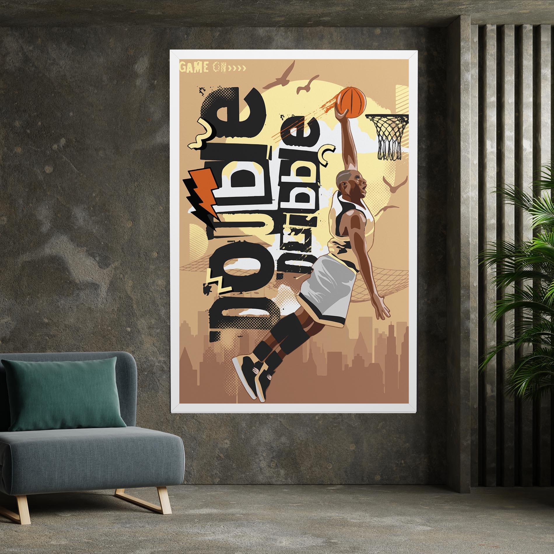 Tablou Canvas Double Dribble mockup 7