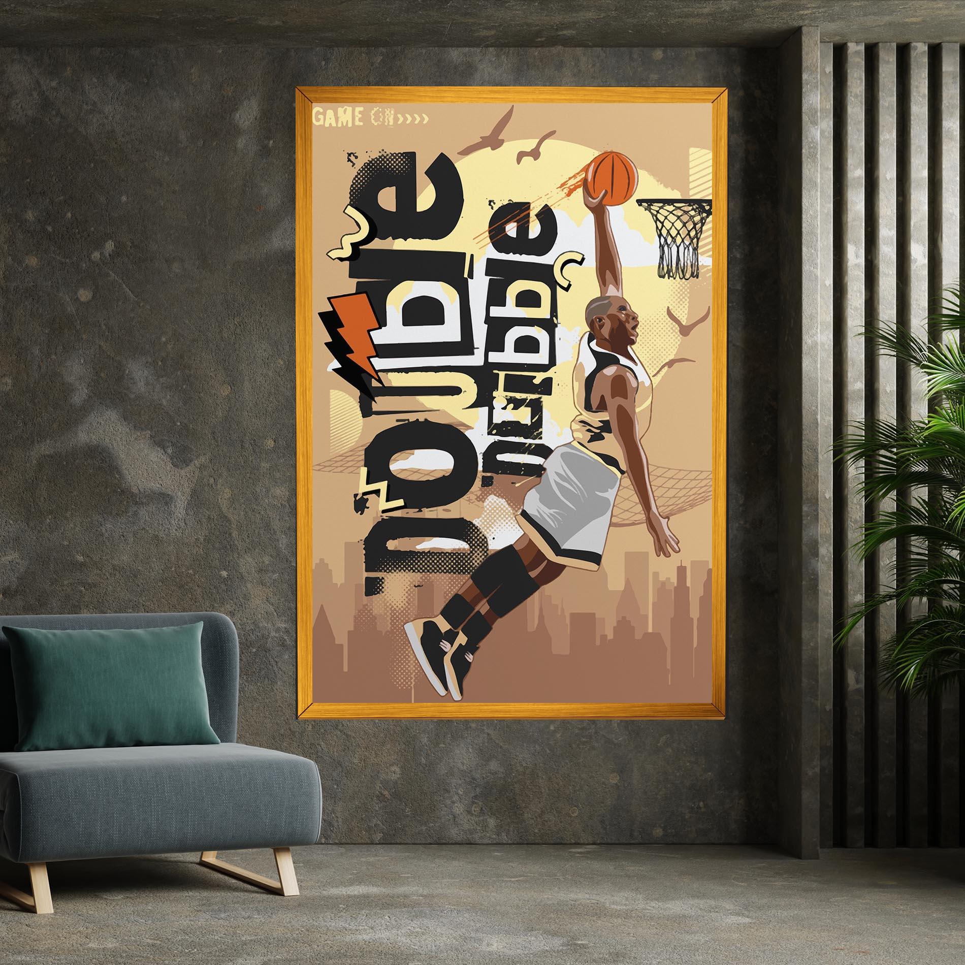 Tablou Canvas Double Dribble mockup 7