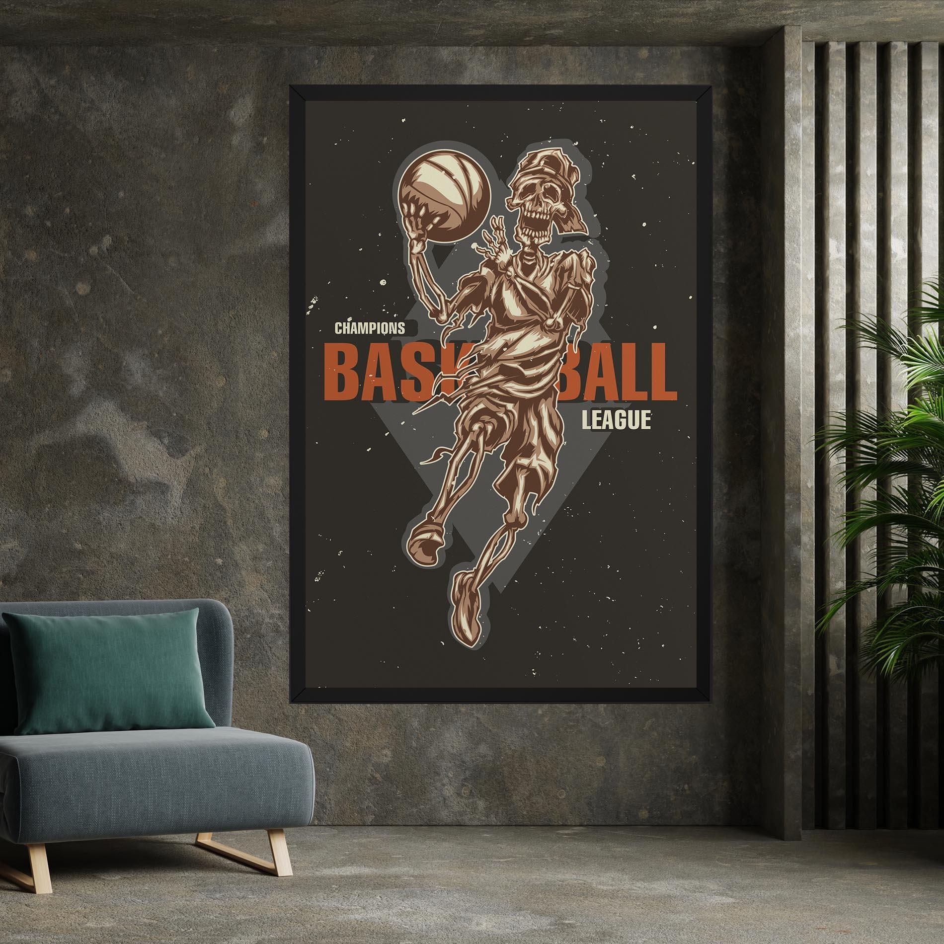 Tablou Canvas Basketball League mockup 7