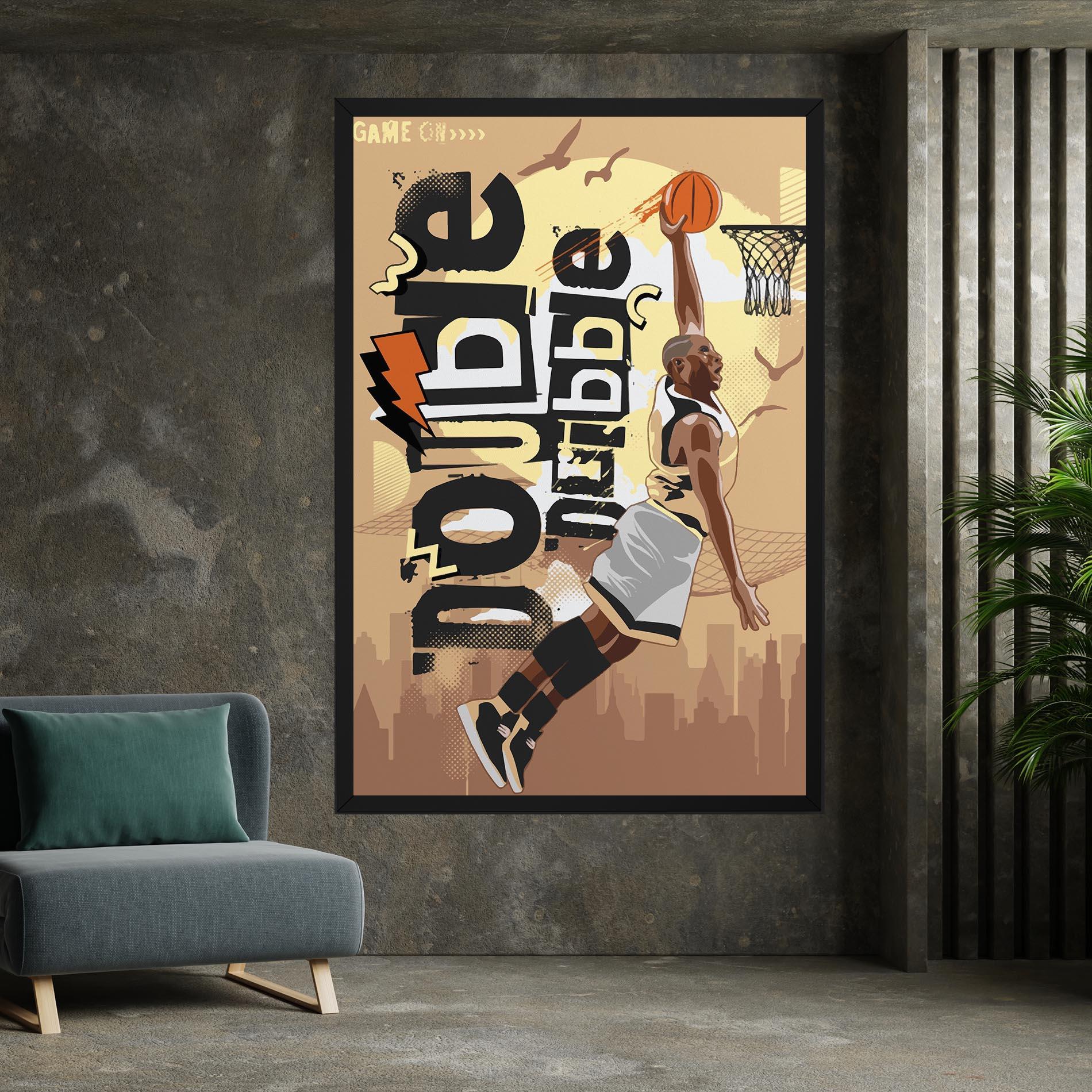 Tablou Canvas Double Dribble mockup 7