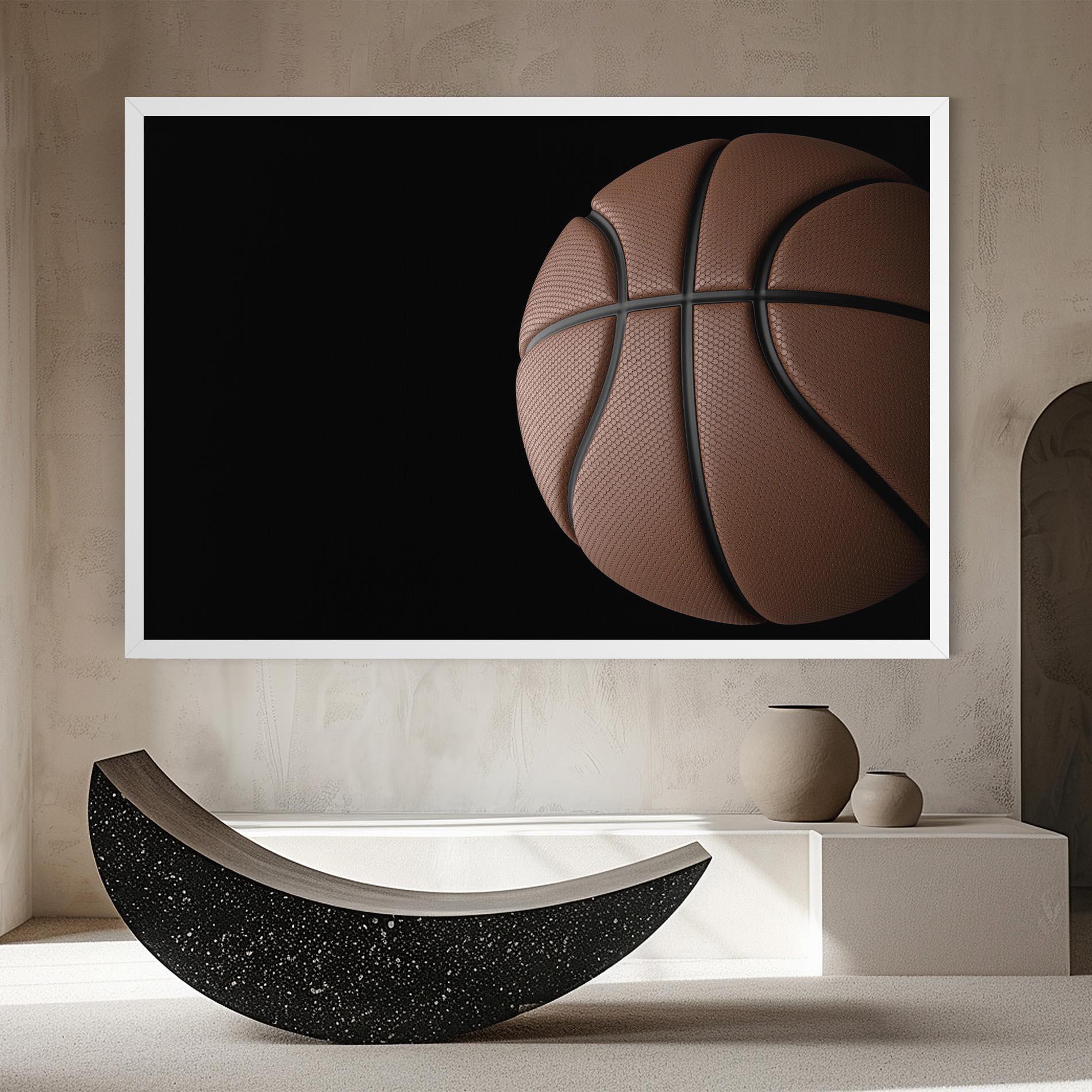 Tablou Canvas 3d Basketball Ball mockup 8