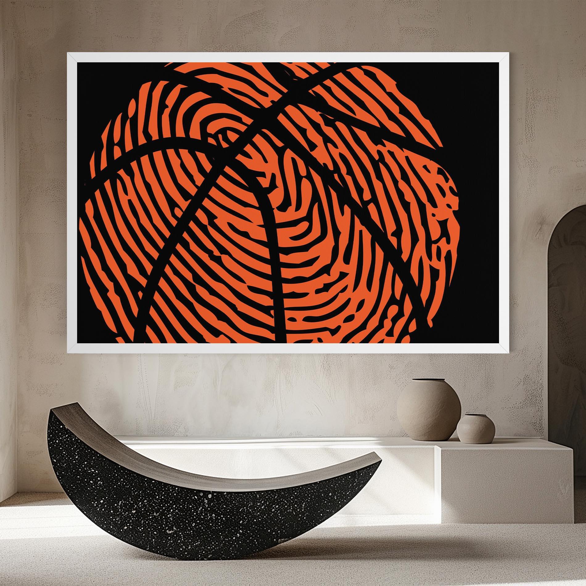 Tablou Canvas Fingerprint Basketball mockup 8