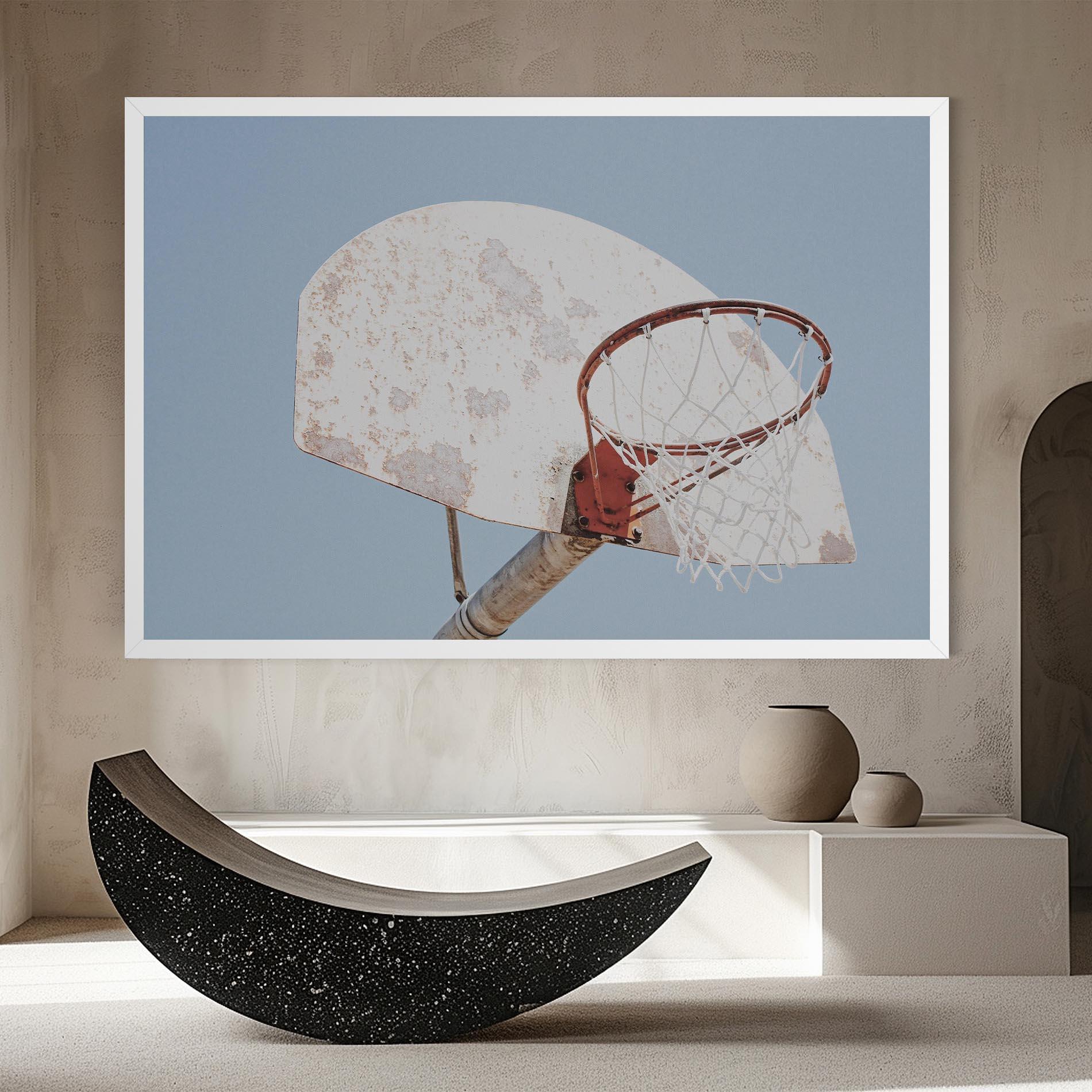 Tablou Canvas Old Basketball Hoop mockup 8
