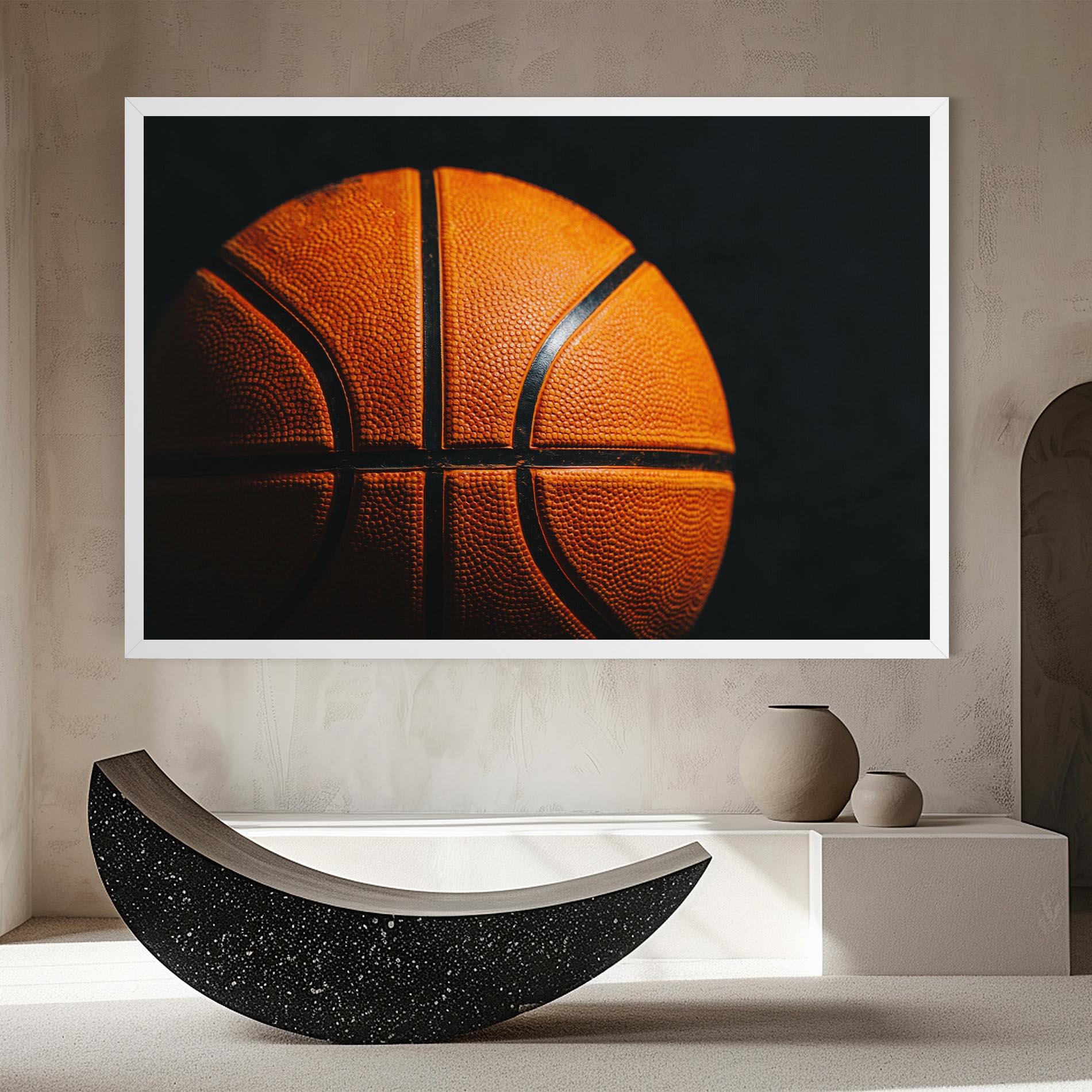 Tablou Canvas Orange Basketball mockup 8