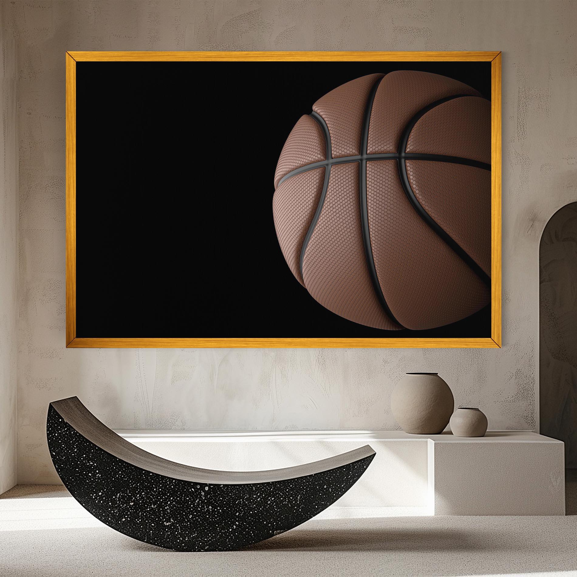 Tablou Canvas 3d Basketball Ball mockup 8