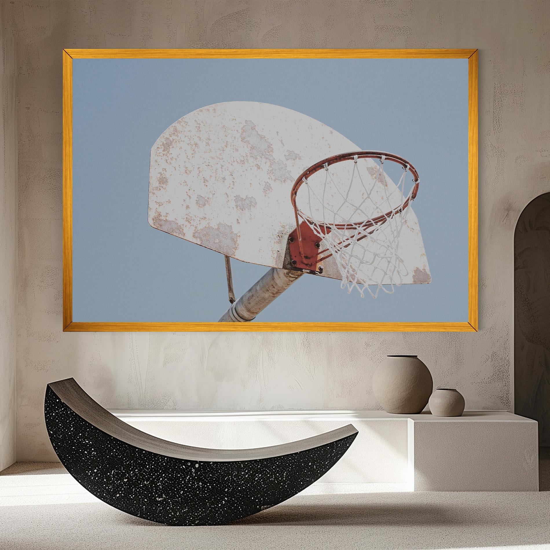 Tablou Canvas Old Basketball Hoop mockup 8