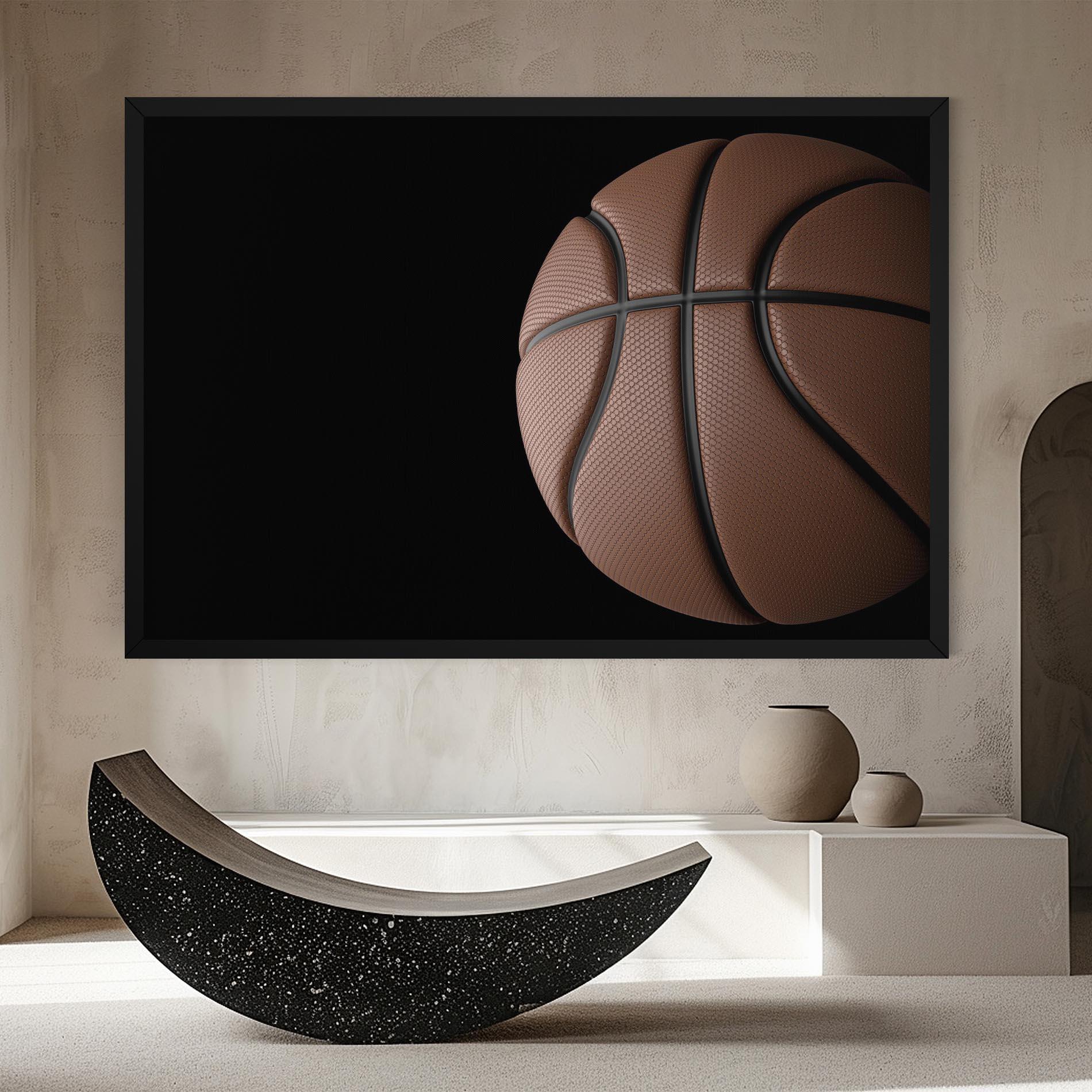 Tablou Canvas 3d Basketball Ball mockup 8