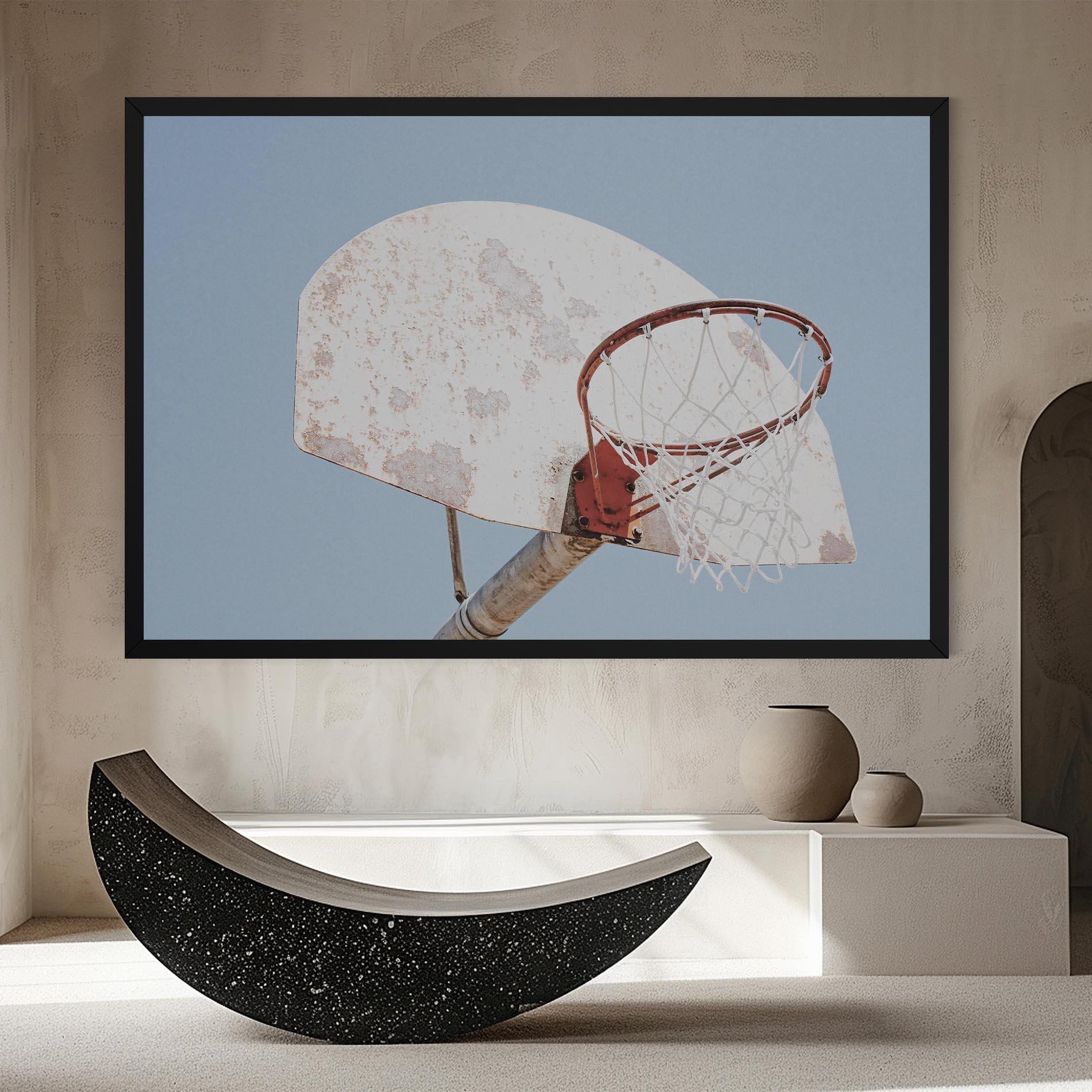 Tablou Canvas Old Basketball Hoop mockup 8