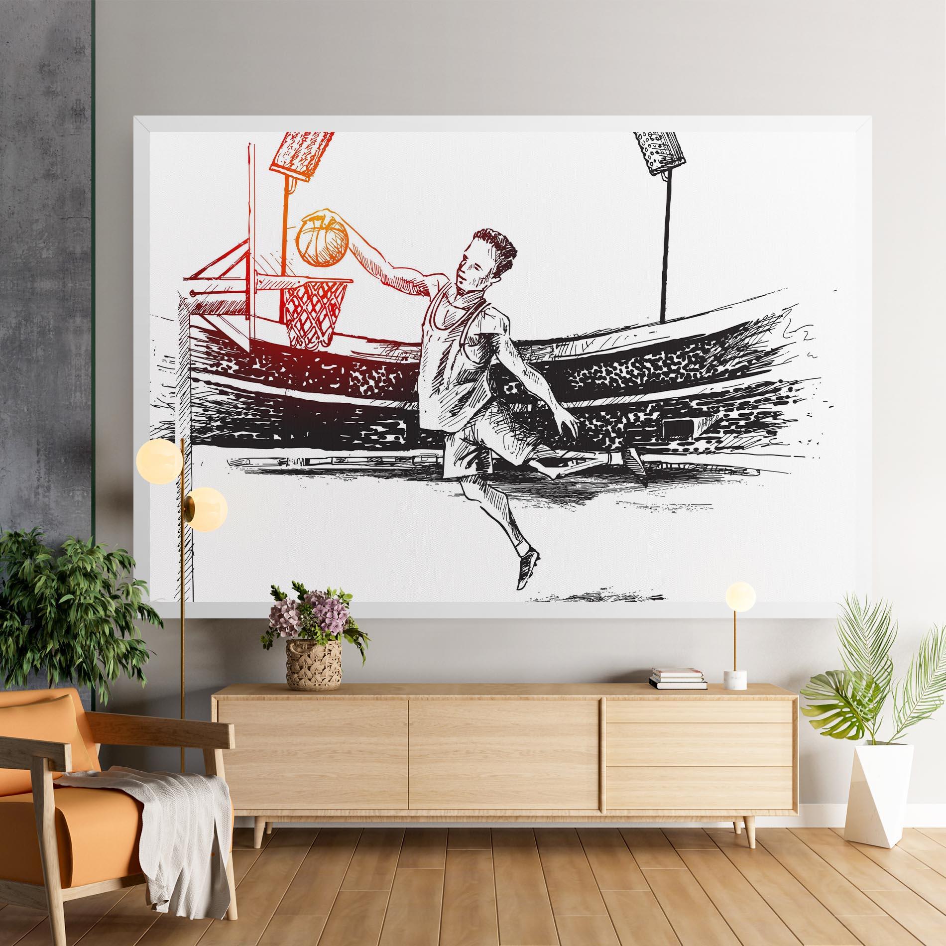 Tablou Canvas Basket Arena mockup 9