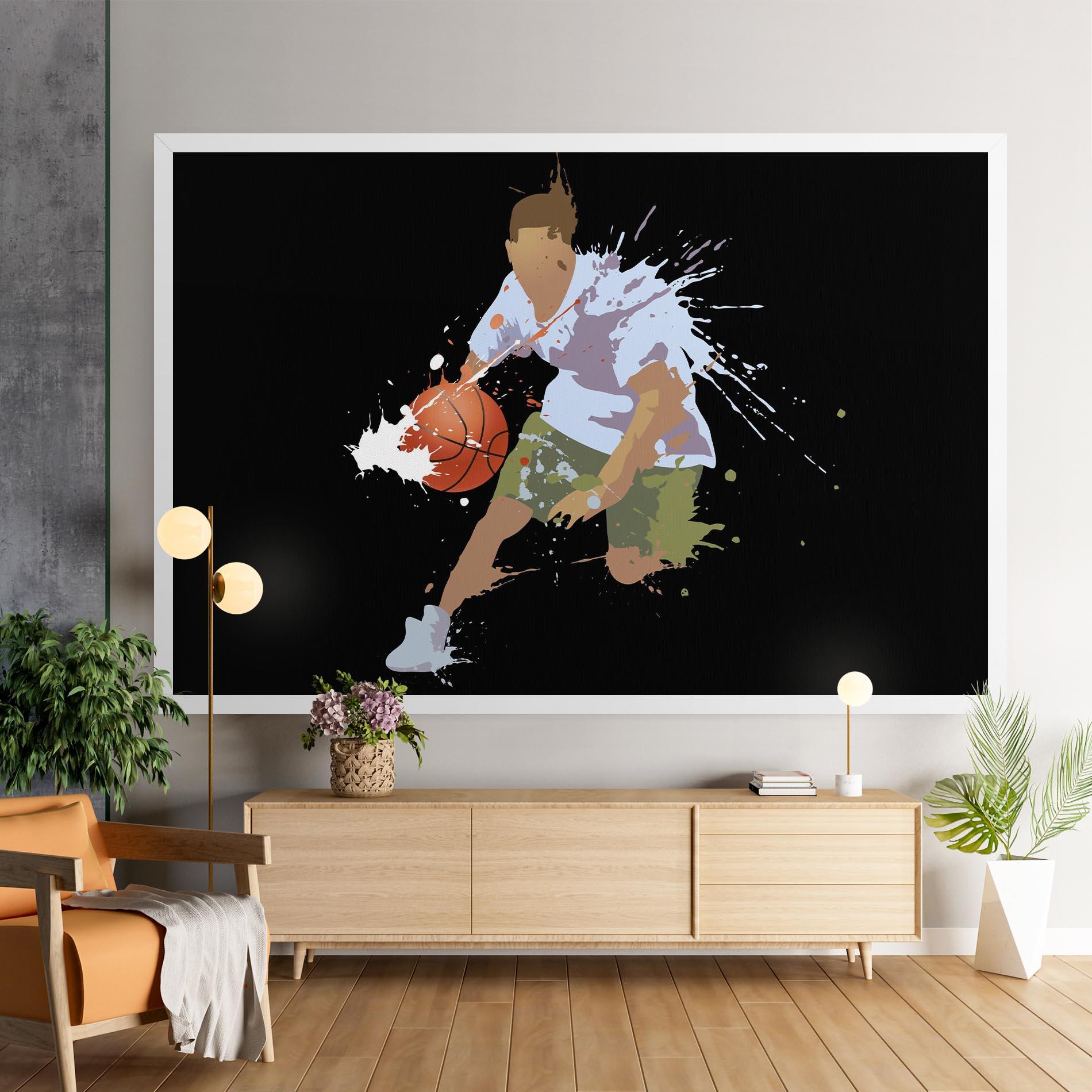 Tablou Canvas Basket Splash mockup 9