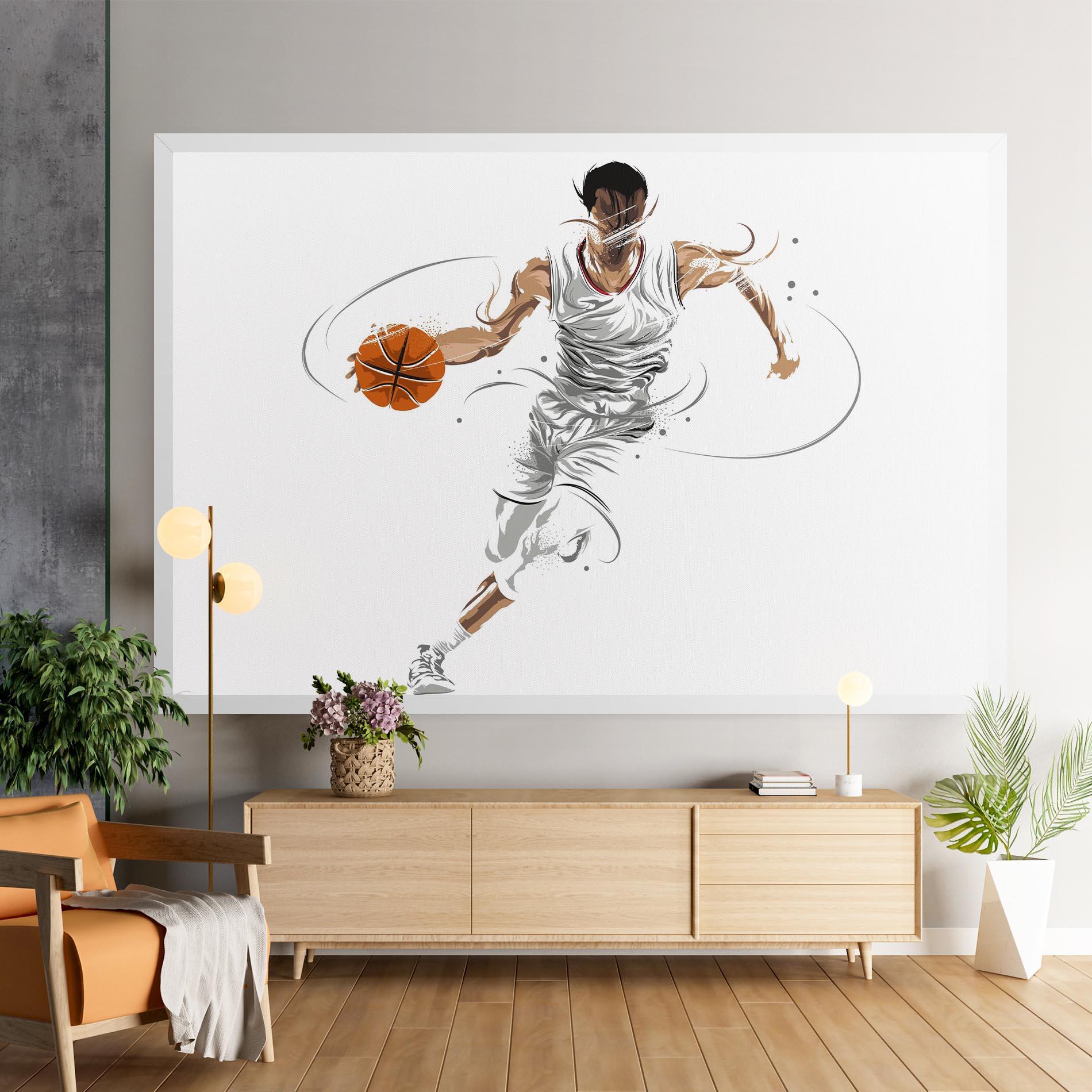 Tablou Canvas Dribbling Basketbal mockup 9
