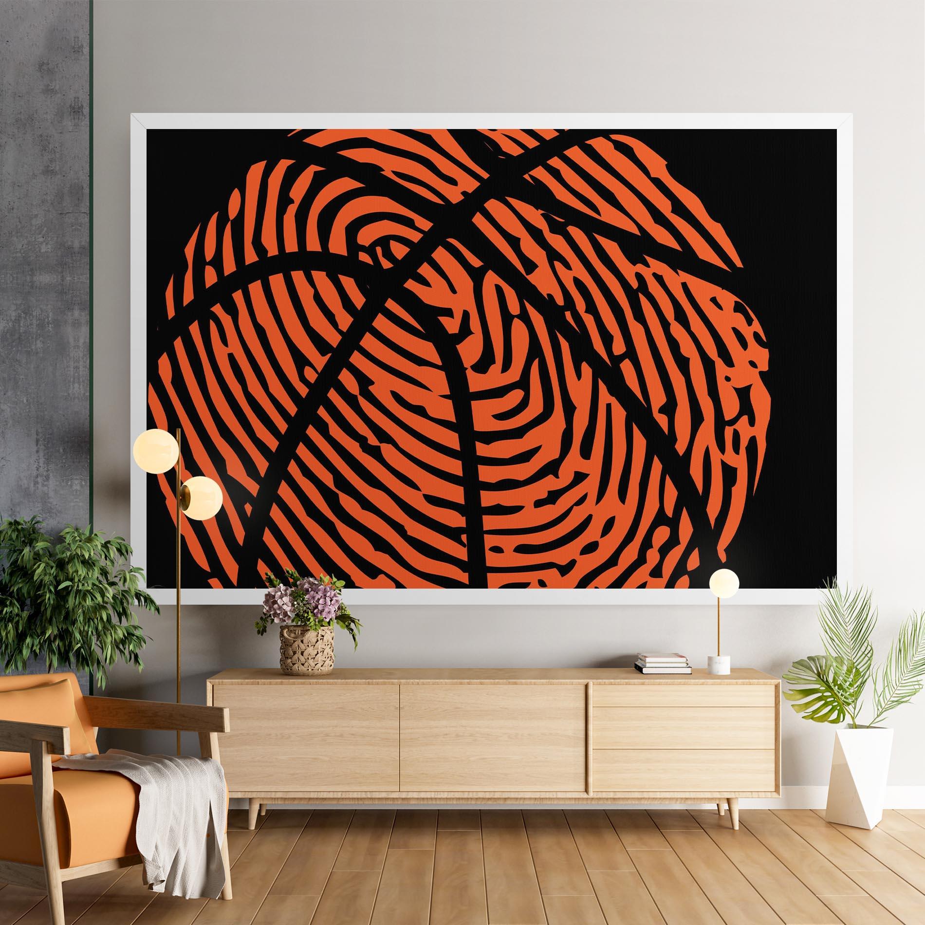 Tablou Canvas Fingerprint Basketball mockup 9
