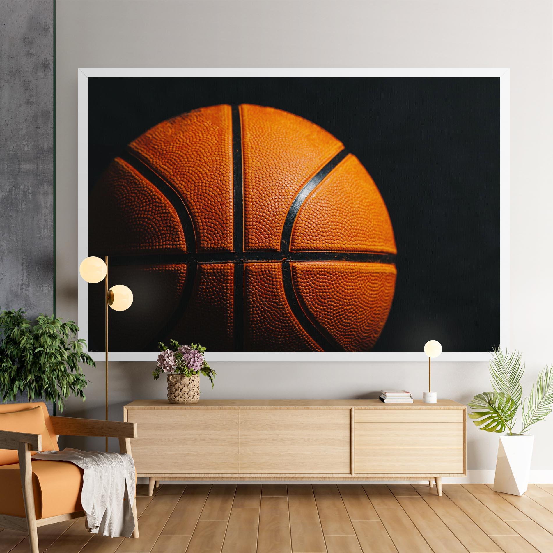 Tablou Canvas Orange Basketball mockup 9