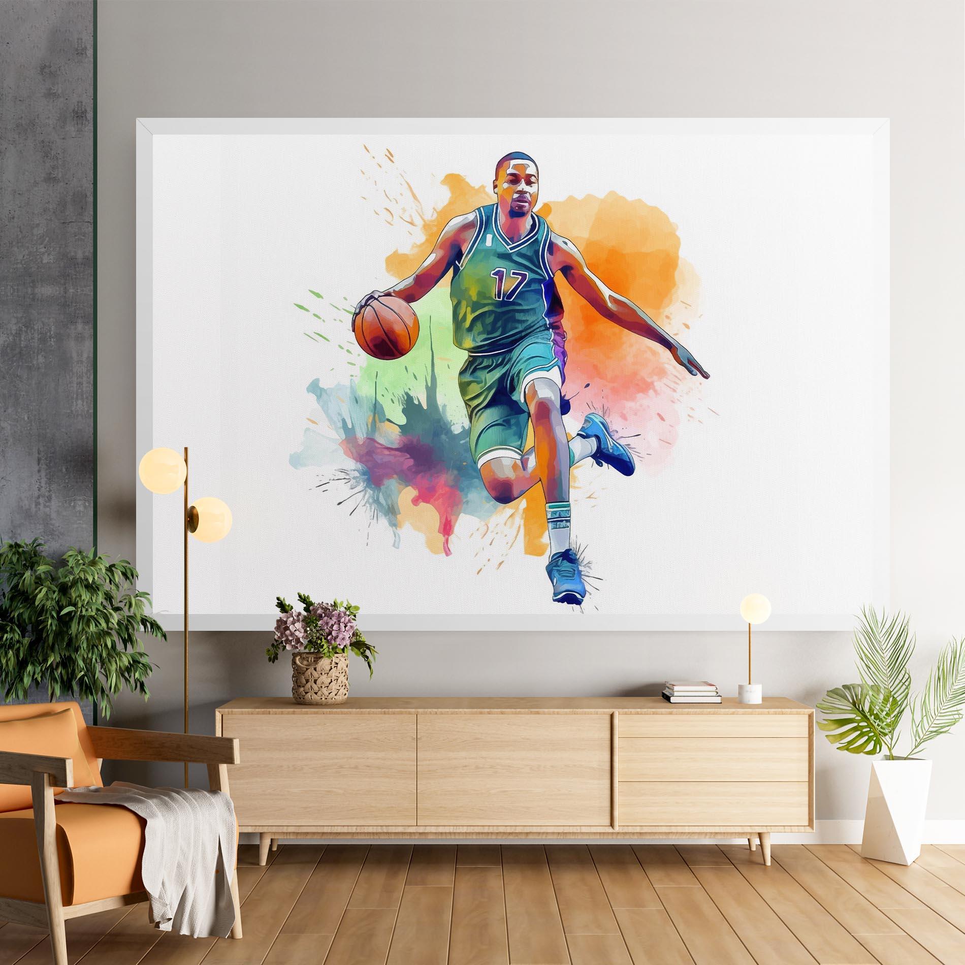 Tablou Canvas Playing Basket mockup 9