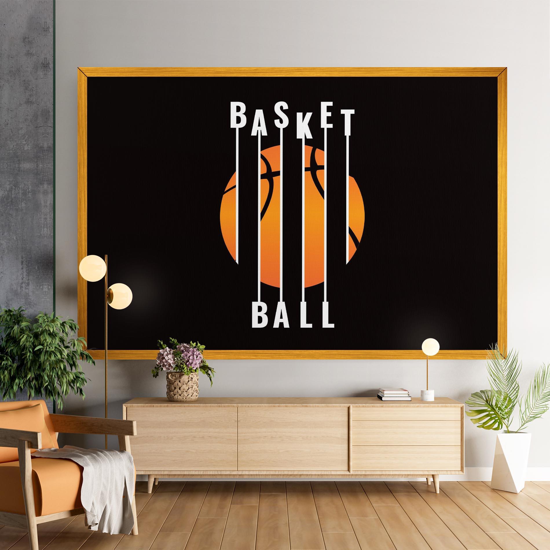 Tablou Canvas Basket Ball mockup 9