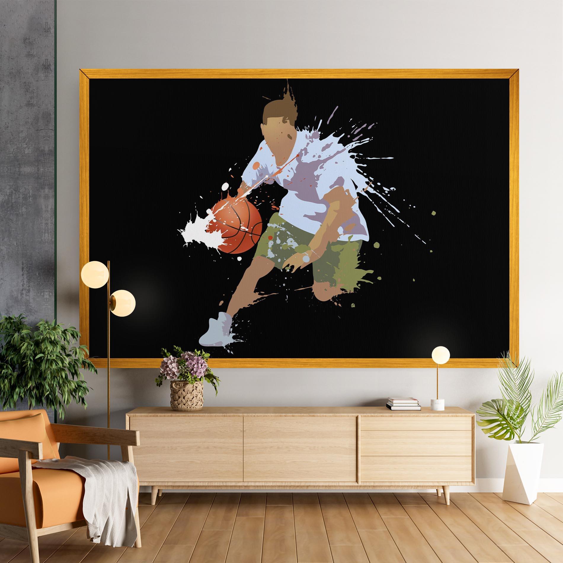 Tablou Canvas Basket Splash mockup 9