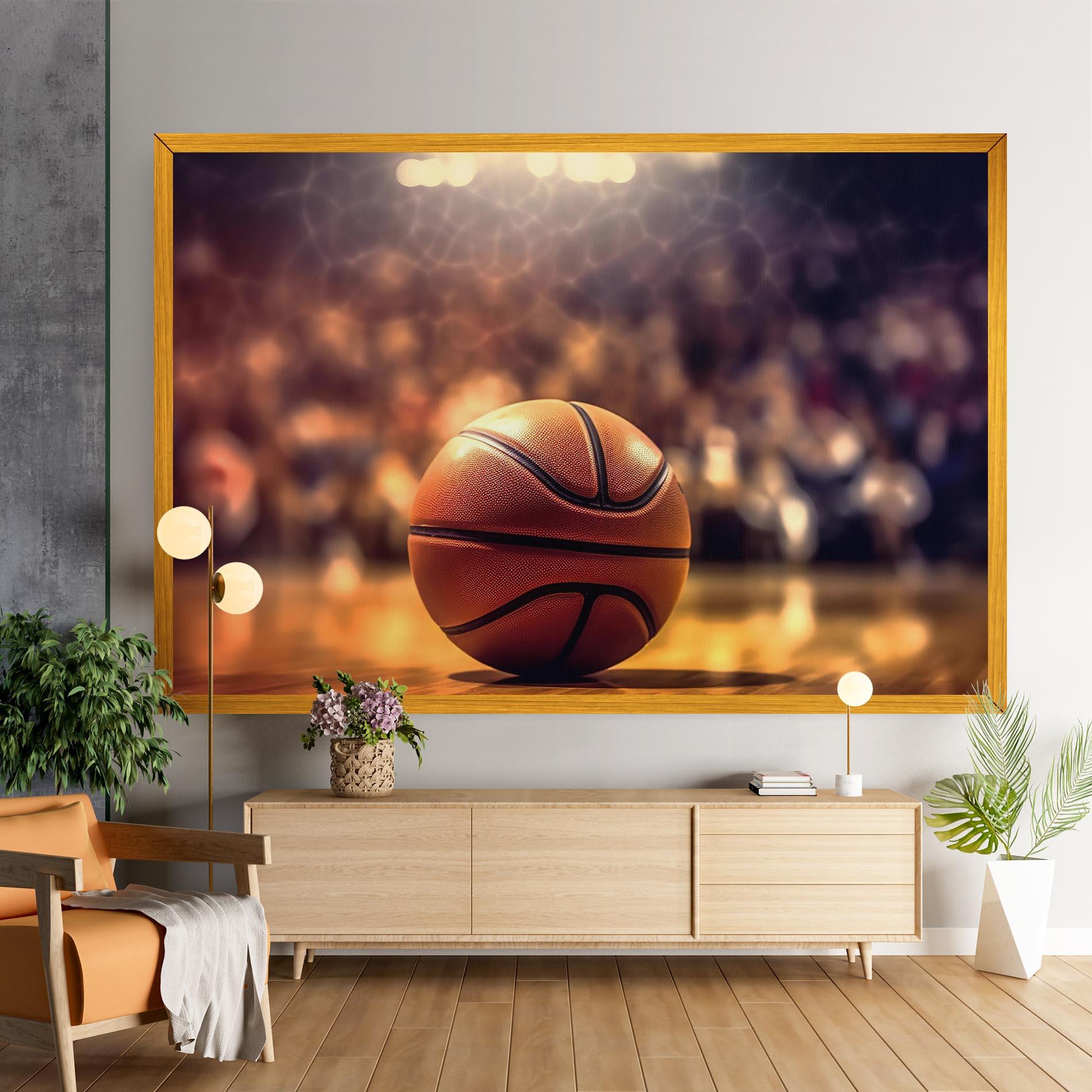 Tablou Canvas Basketball Arena mockup 9