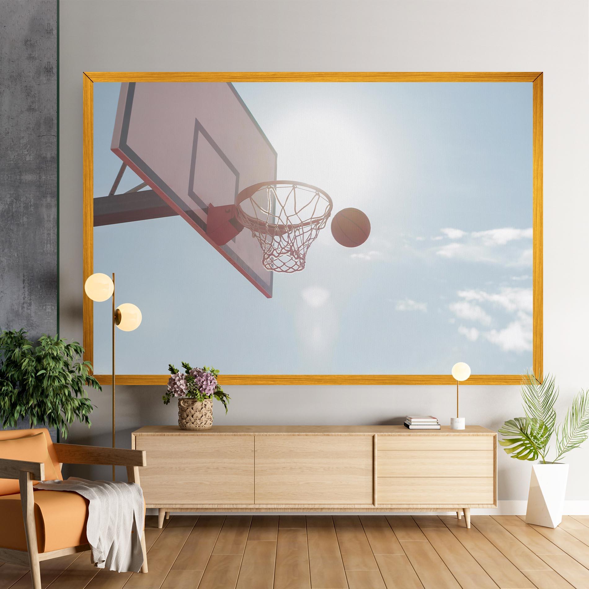 Tablou Canvas Basketball Hoop mockup 9
