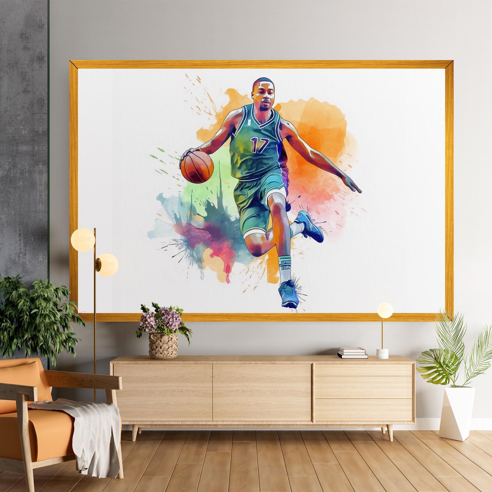 Tablou Canvas Playing Basket mockup 9