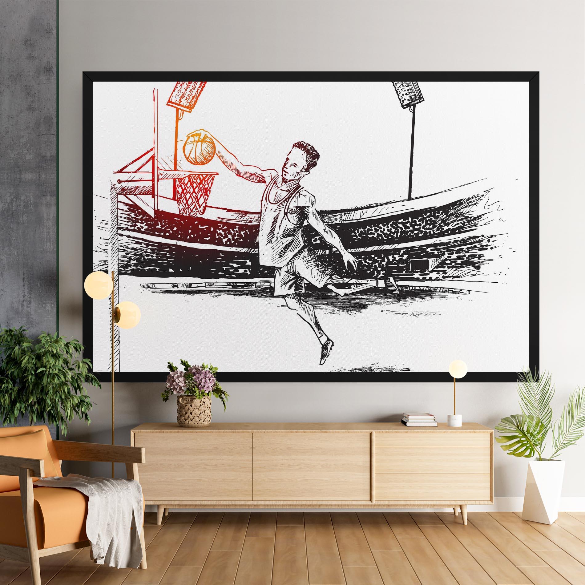 Tablou Canvas Basket Arena mockup 9