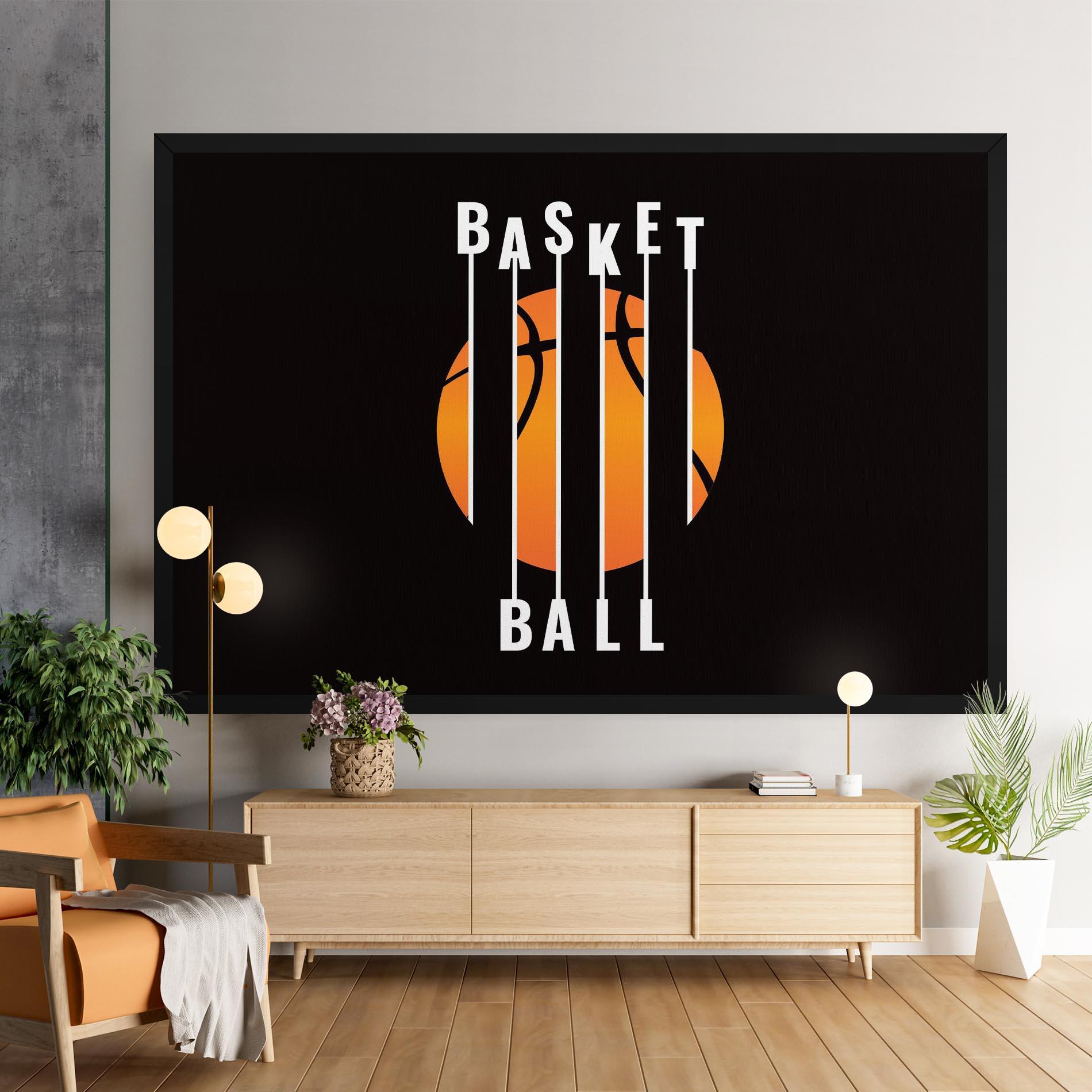 Tablou Canvas Basket Ball mockup 9