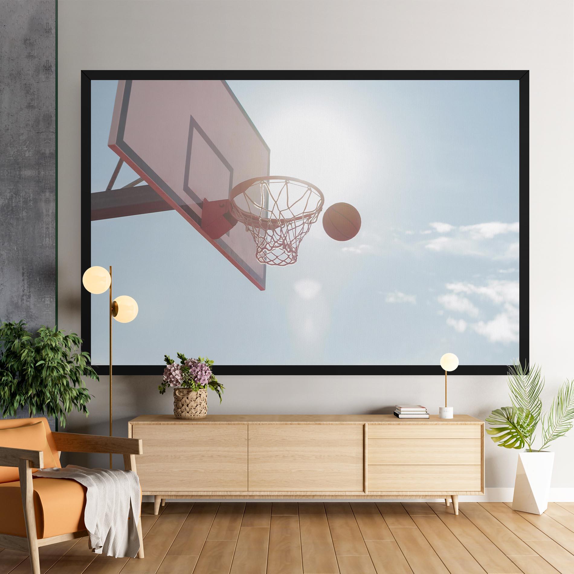 Tablou Canvas Basketball Hoop mockup 9
