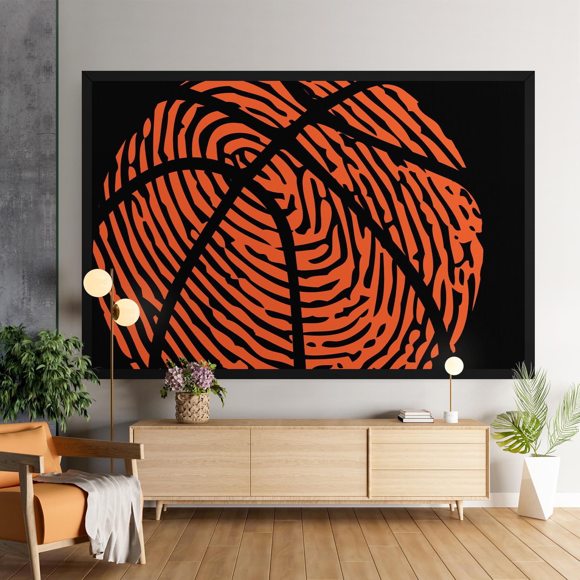 Tablou Canvas Fingerprint Basketball mockup 9