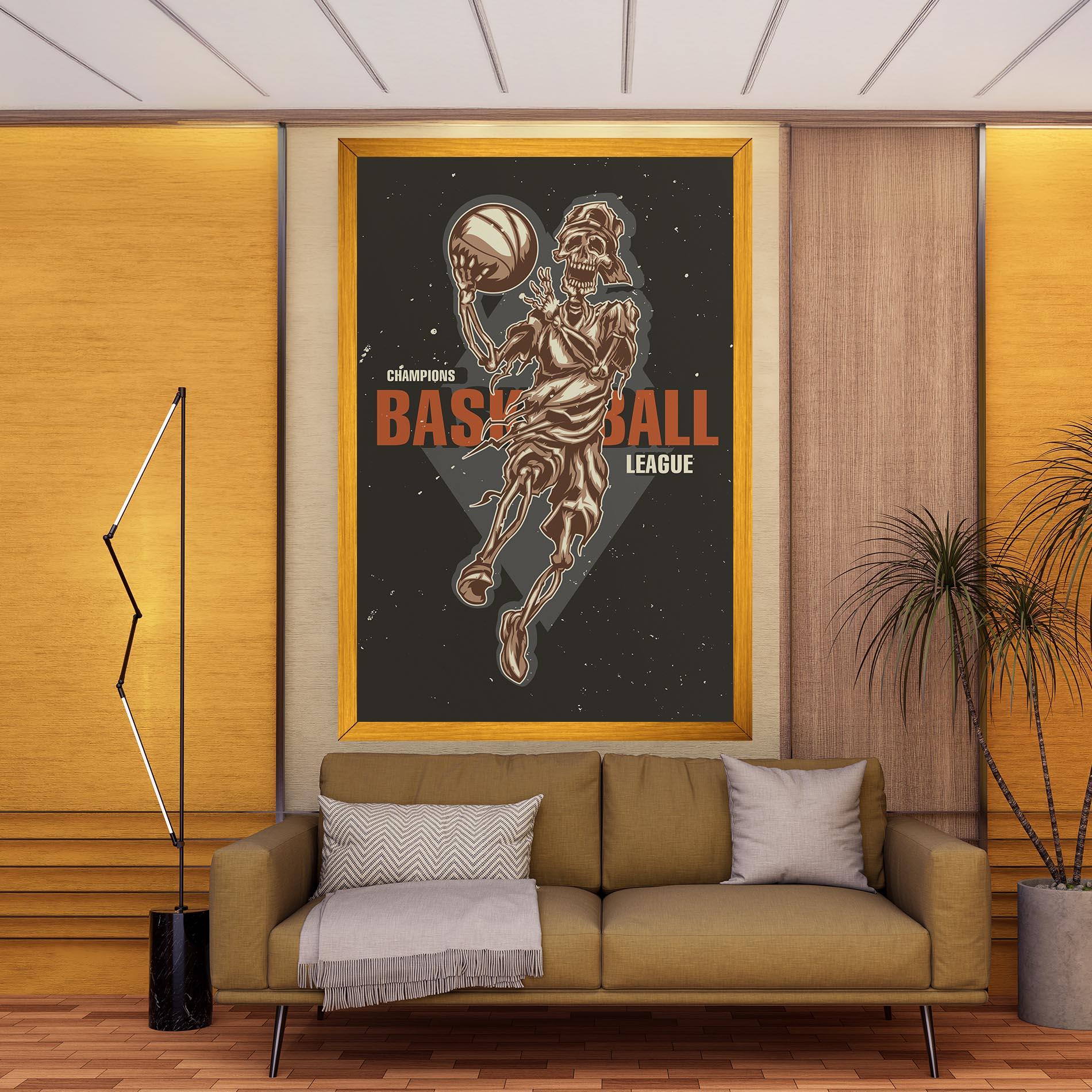 Tablou Canvas Basketball League mockup 9