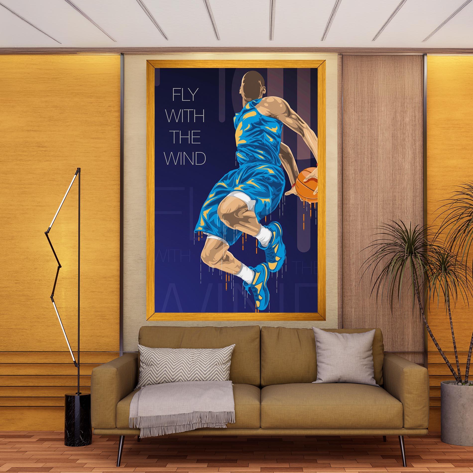 Tablou Canvas Fly With The Wind mockup 9